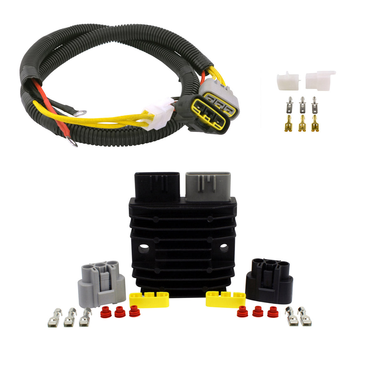 Régulateur redresseur de tension SERIES améliorée bypass pour BMW F 650 700 800 GS | G 650 GS 1999-2017 | # 61312346550