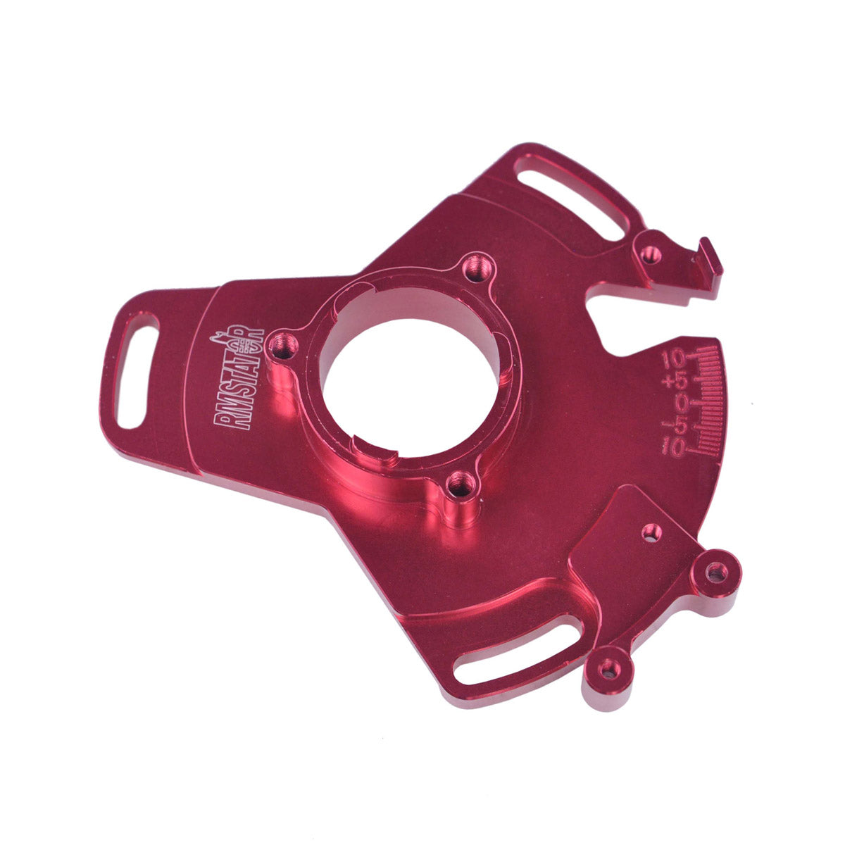 Performance Machined Aluminum Adjustable Stator Timing Back Plate for Yamaha YFZ350 Banshee 1987-2006 Blazing Red