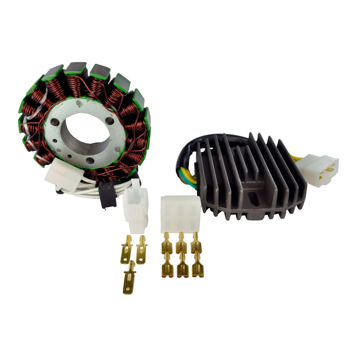 Kit Generator Stator + Voltage Regulator Rectifier for Suzuki GSXR 600 GSX-R 750 2000-2003
