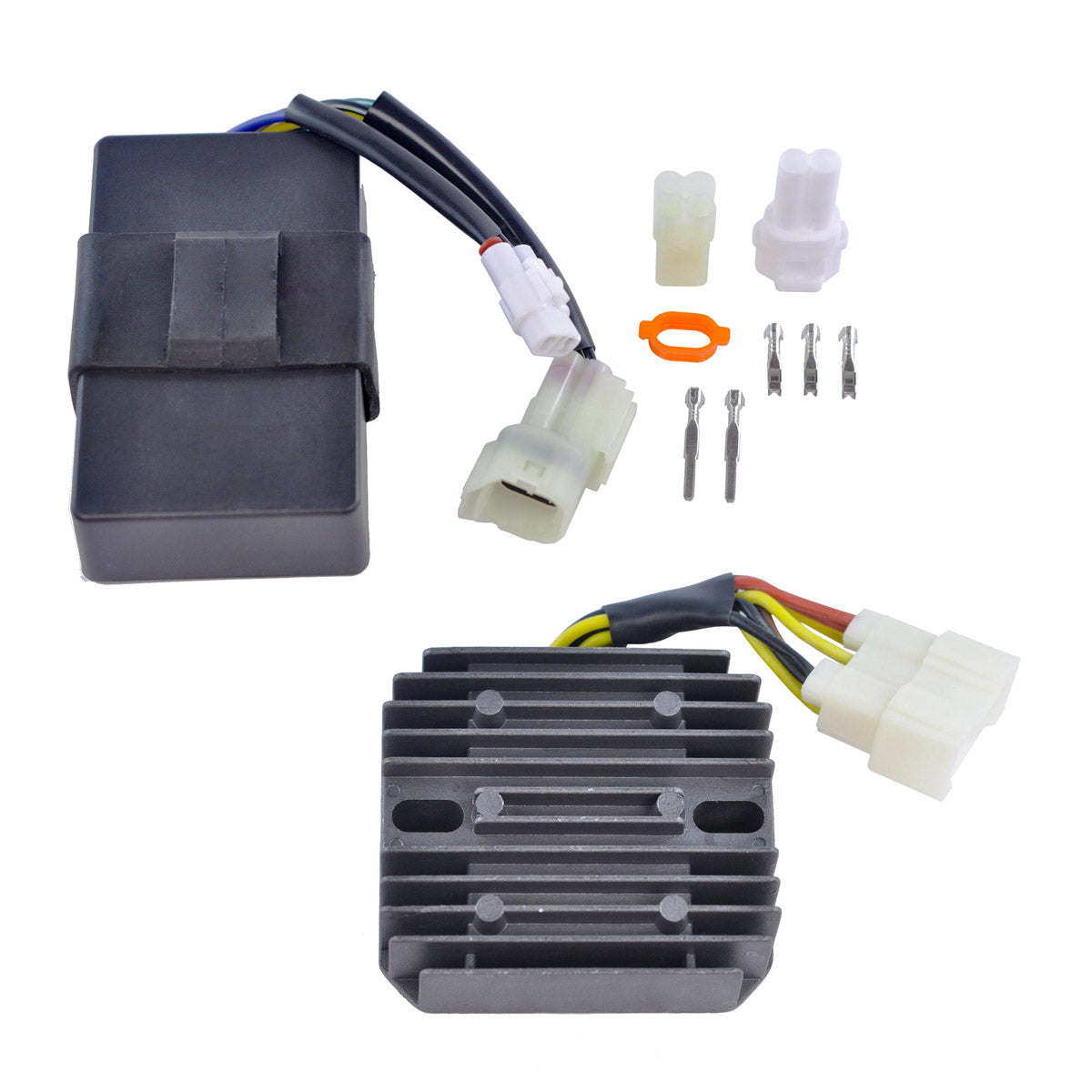 Kit PeakRPM CDI Box + Voltage Regulator Rectifier for Kawasaki KLF 400 Bayou 1993-1999
