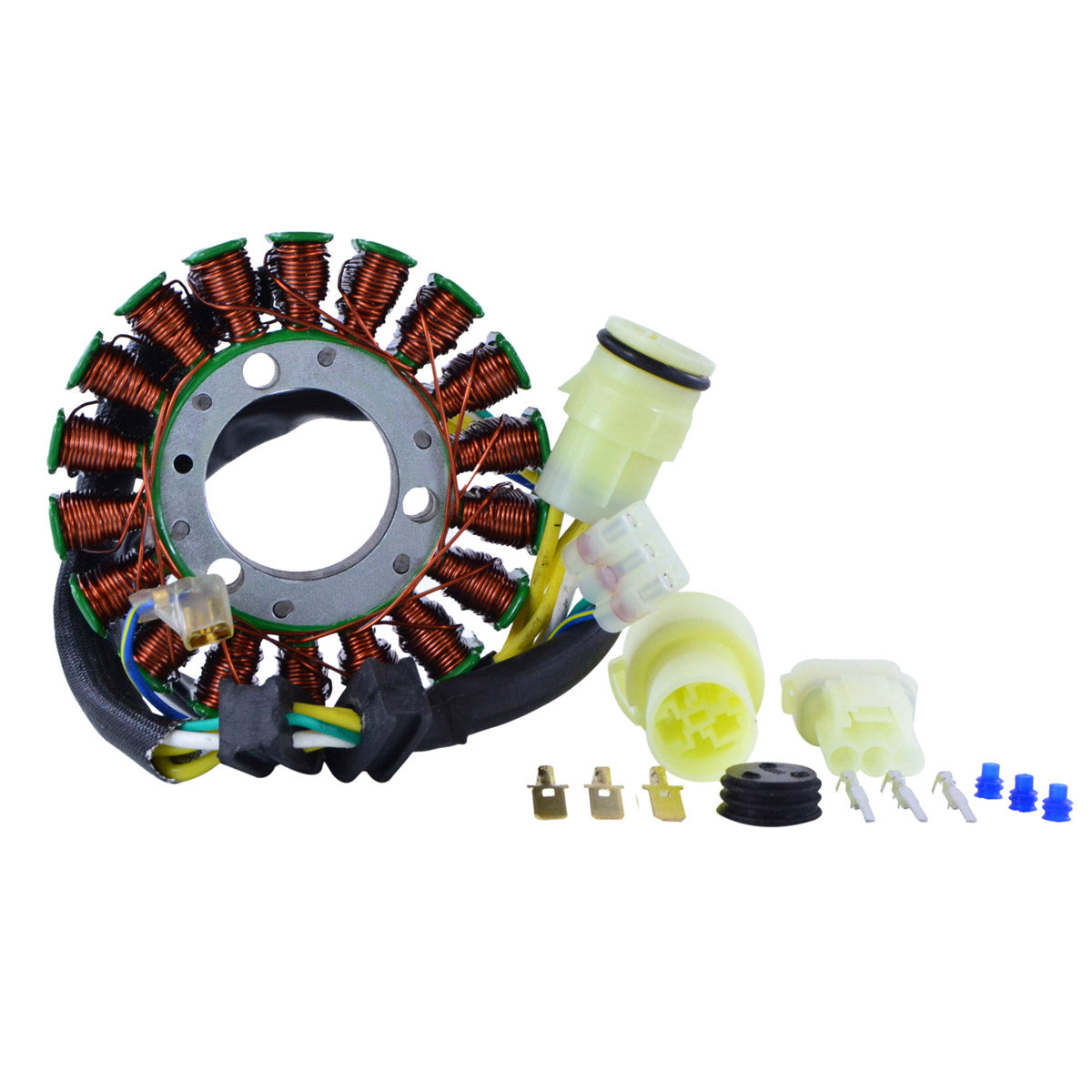 Mitsuba 18-pole Generator Stator for Honda TRX 300 2x4 & TRX 300 FW Fourtrax 4x4 1988-2000