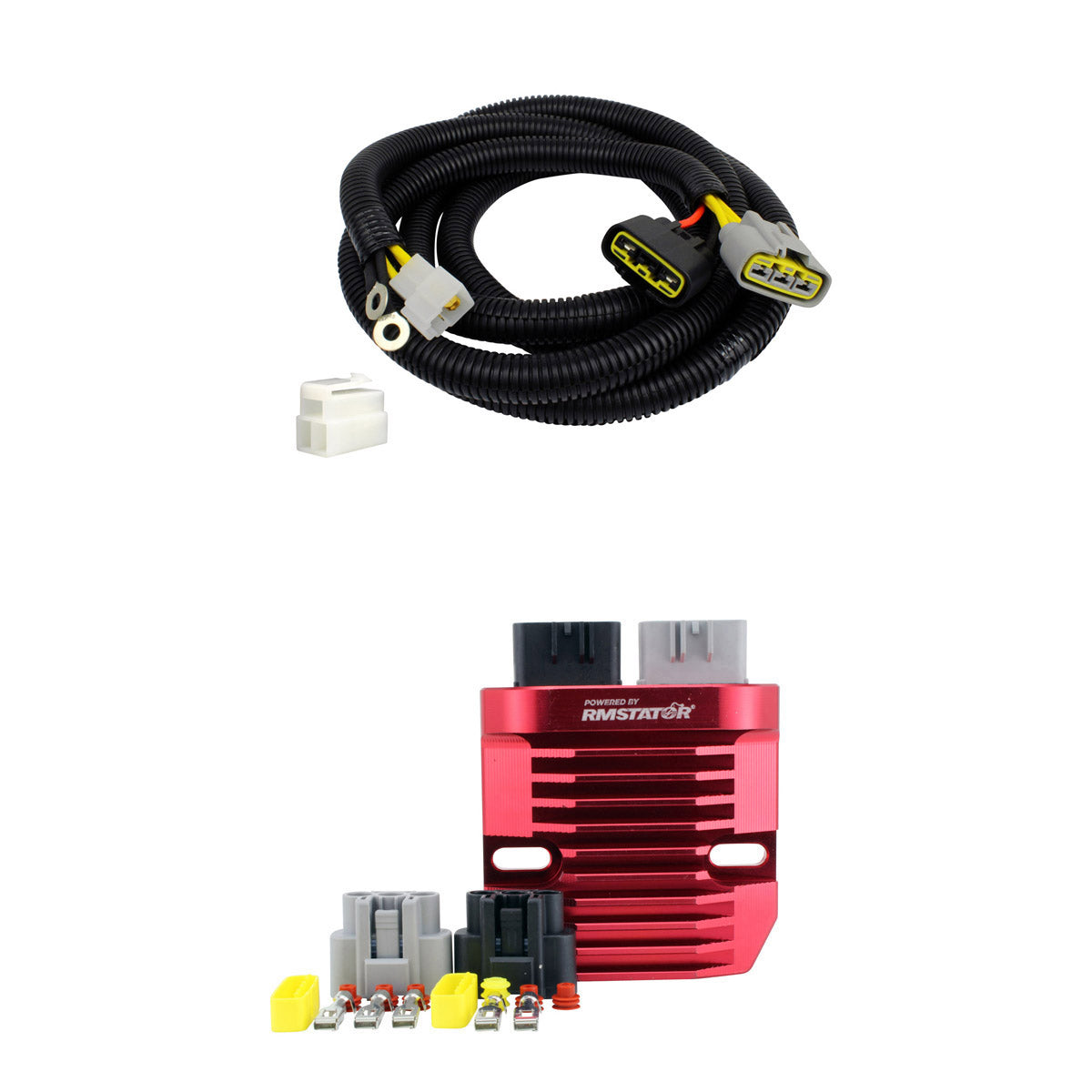 SERIES Machined Alum Regulator + Bypass Harness for Arctic Cat 400 | Triumph Bonneville 900 1996-22 | 3430-037 T1300819
