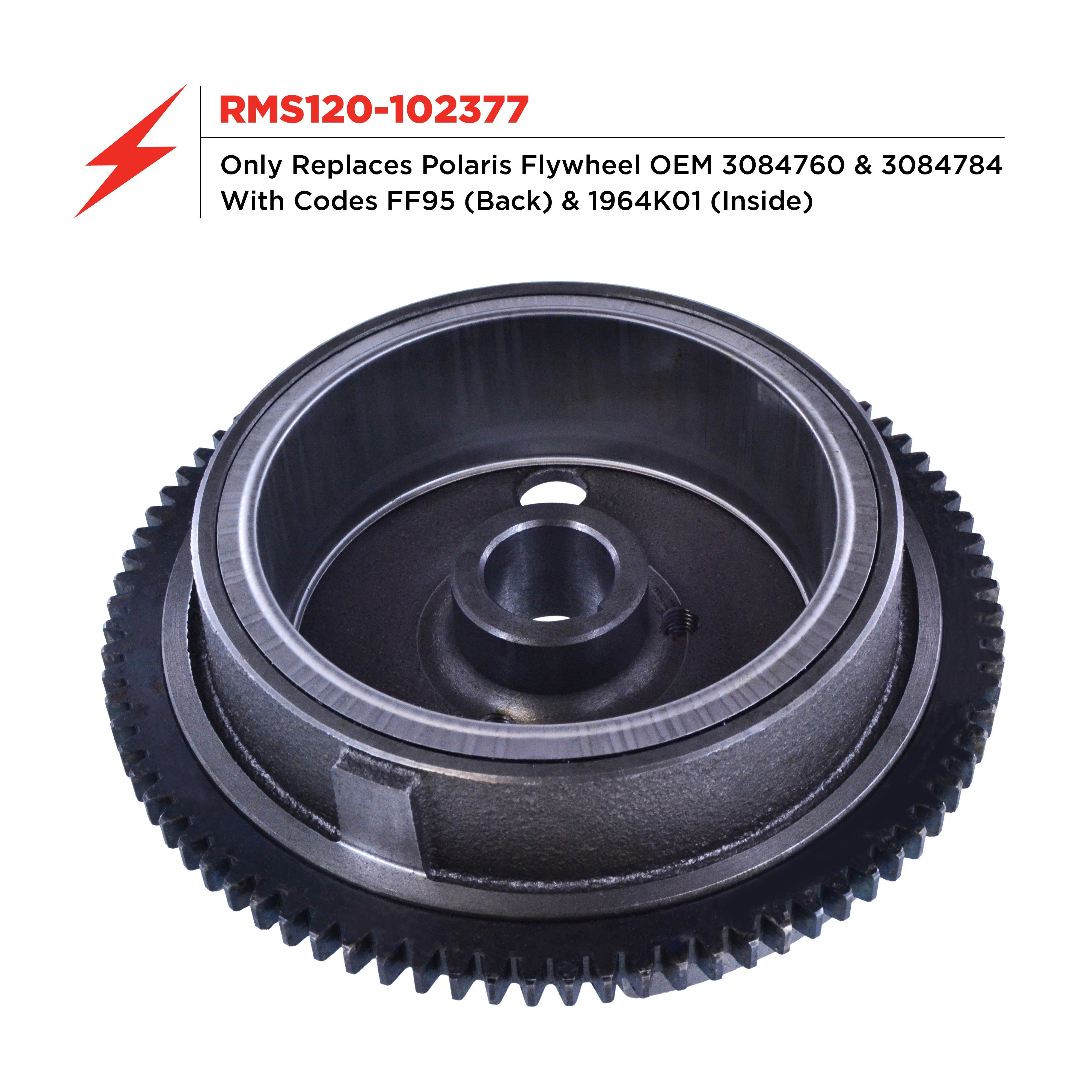 Improved Flywheel for Polaris 400 L Big Boss Scrambler Sport Sportsman Xplorer Xpress 300 400 L 1994-2003 FF95 1964K01