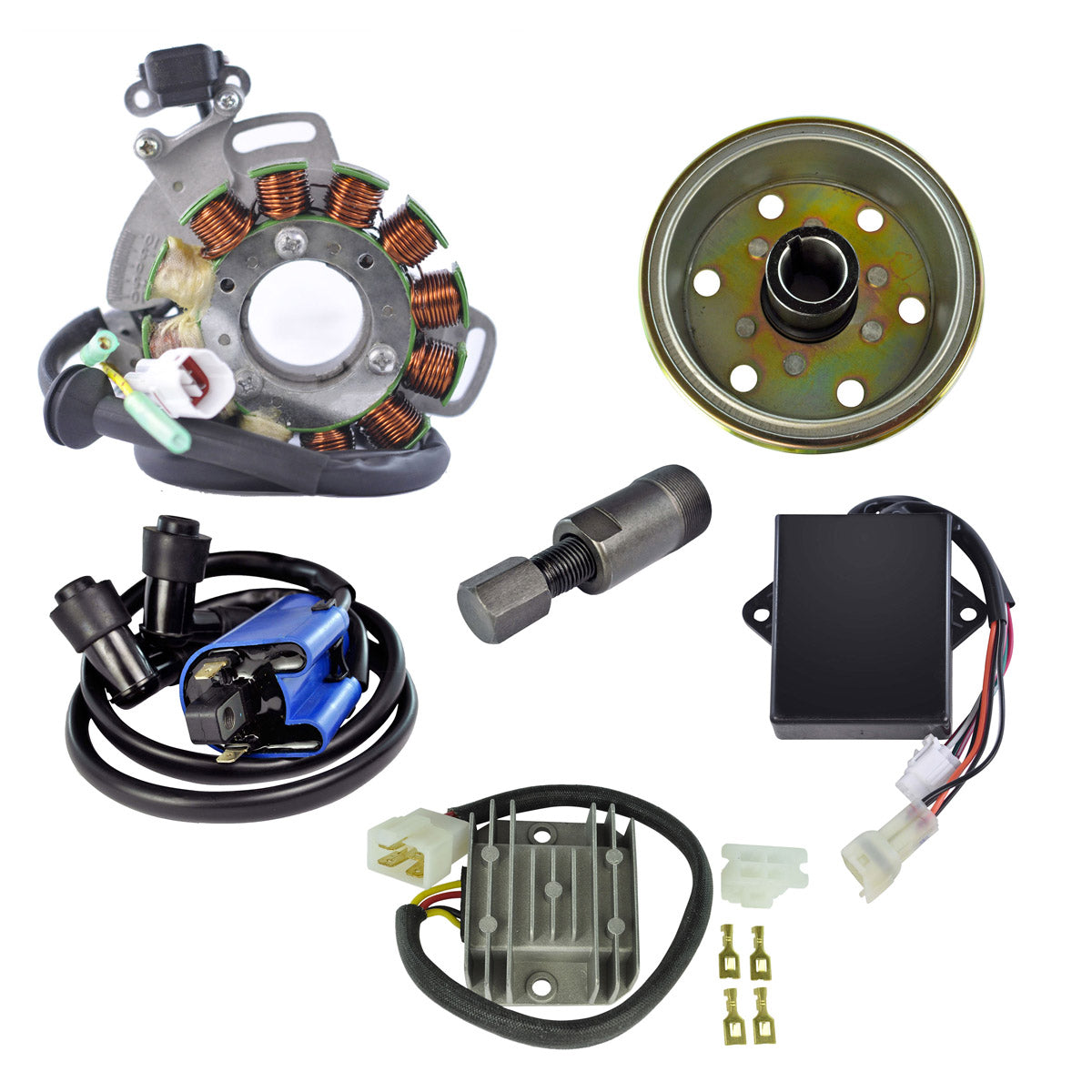 200W High Power Stator / CDI / Voltage Regulator - AC to DC Charging System Upgrade for Yamaha YFZ 350 Banshee 1999-2006