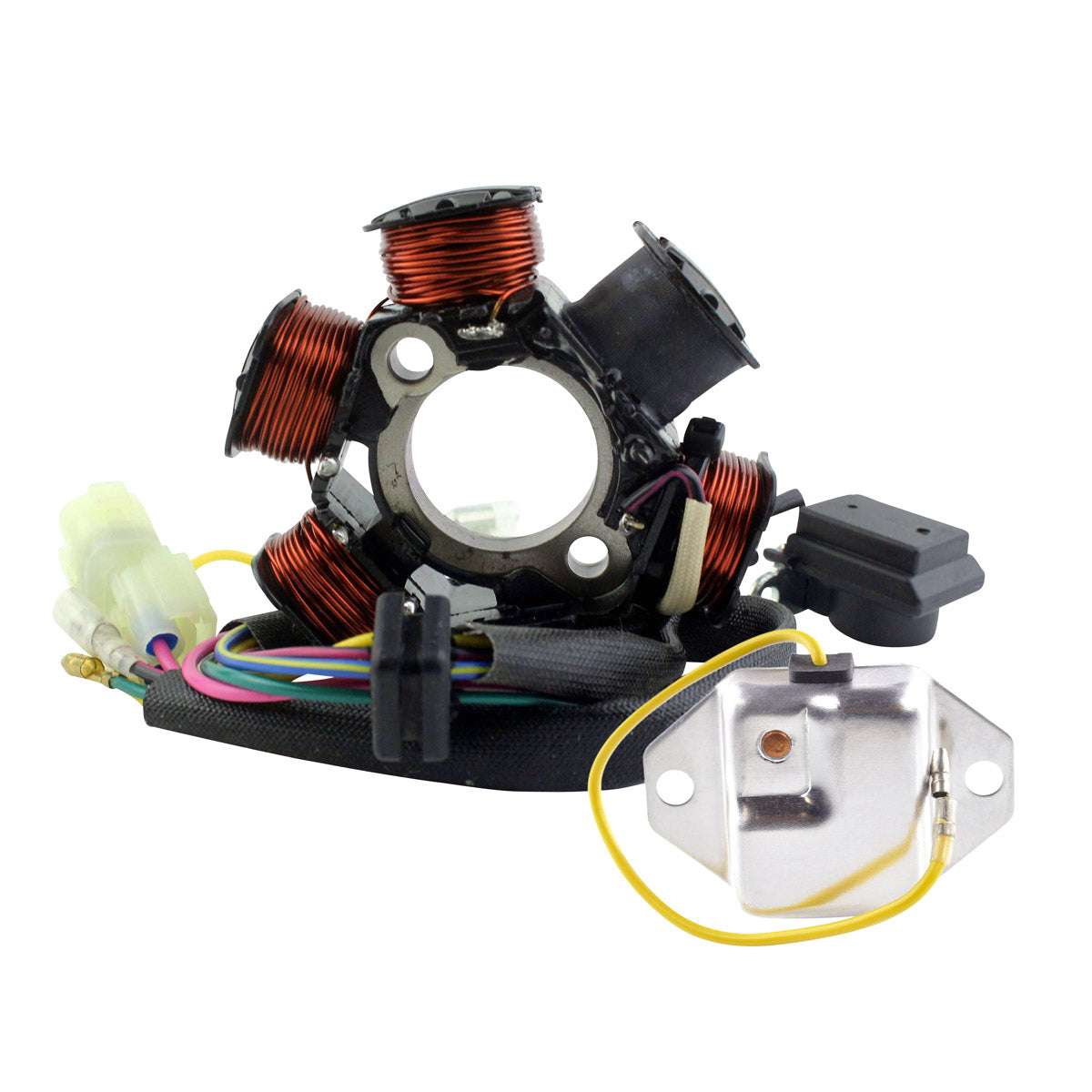 90W Lighting Upgrade Kit Stator + AC Voltage Regulator for Honda TRX 90 Fourtrax / Sportrax 1993-2005 | # 31120-HF7-003