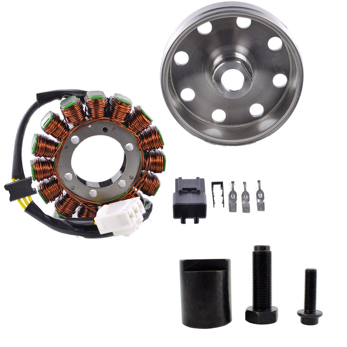 Improved Stator + Kokusan Flywheel Upgrade for Aprilia RSV4 2011-2020 / Tuono 1000 V4 2011-2015 / Tuono 1100 V4 2016-20