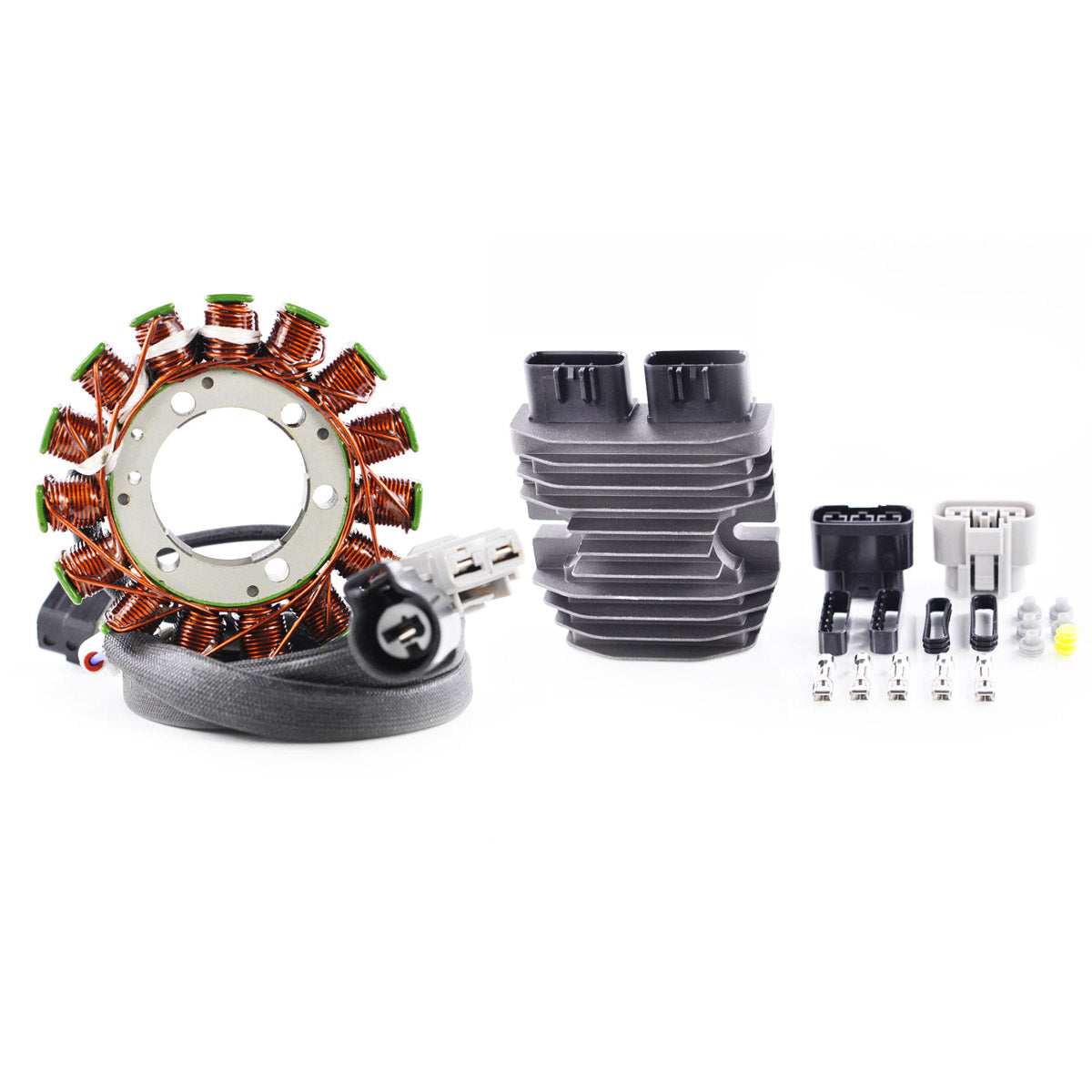 Kit Generator Stator + Voltage Regulator for Kawasaki KVF 750 Brute Force / EPS 2012-2018