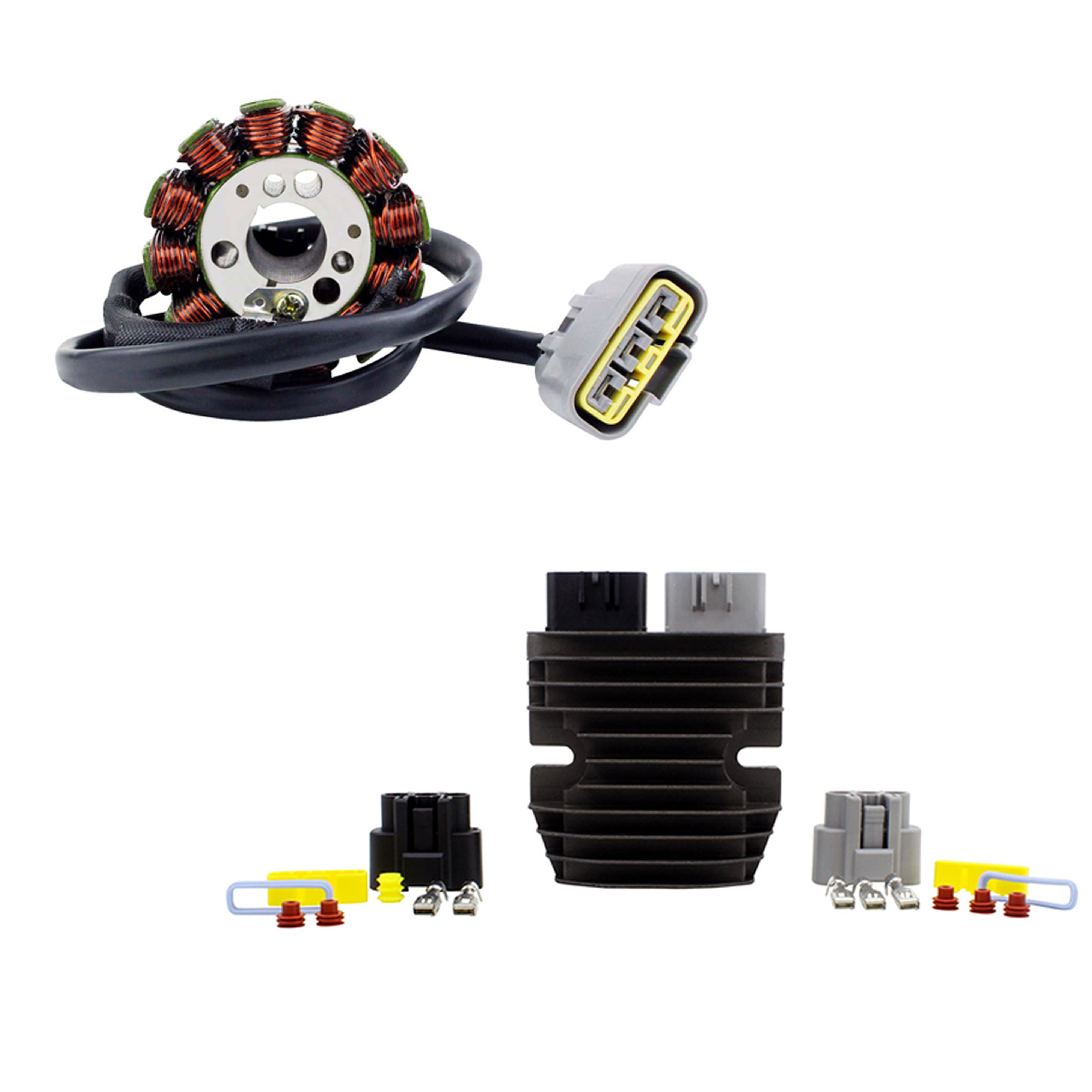 Kit Generator Stator + Mosfet Voltage Regulator Rectifier for Yamaha FZ1 FZ8 R1 800 1000 2006-2014