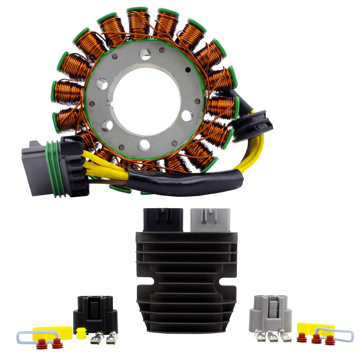 Kit Stator + Mosfet Voltage Regulator for Polaris Ranger / Ranger Crew / RZR 4 / RZR 800 2011-2017 | # 4011982 / 4012941