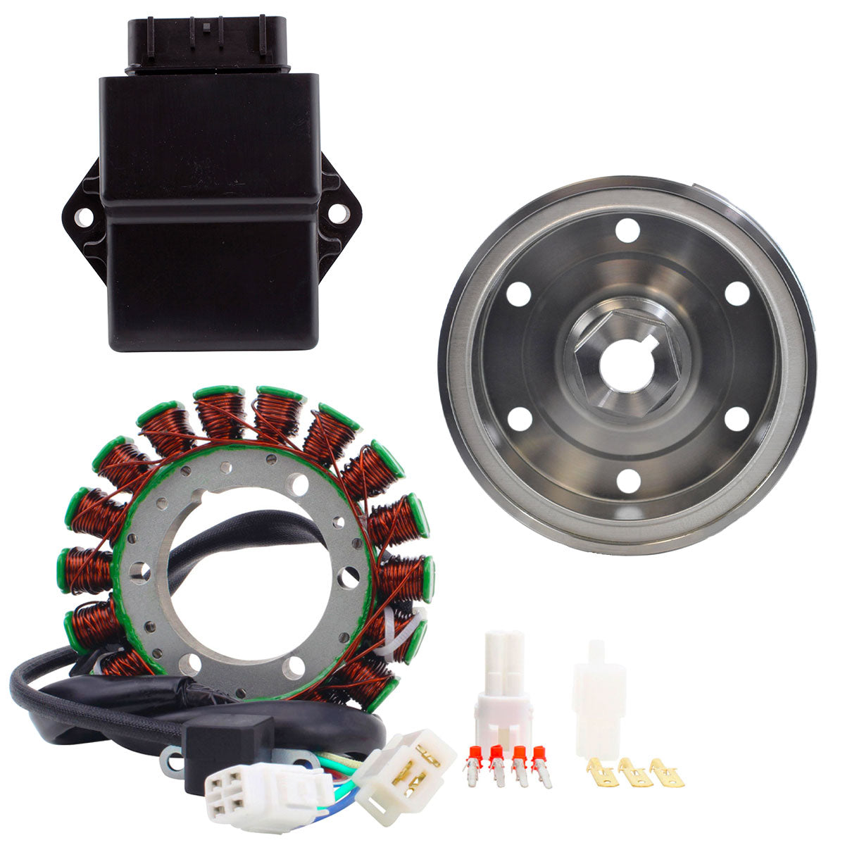 Kit Generator Stator + CDI Box + Flywheel for Arctic Cat TBX 500 | TRV 500 | 500 Manual | 500 Automatic 2003-2009