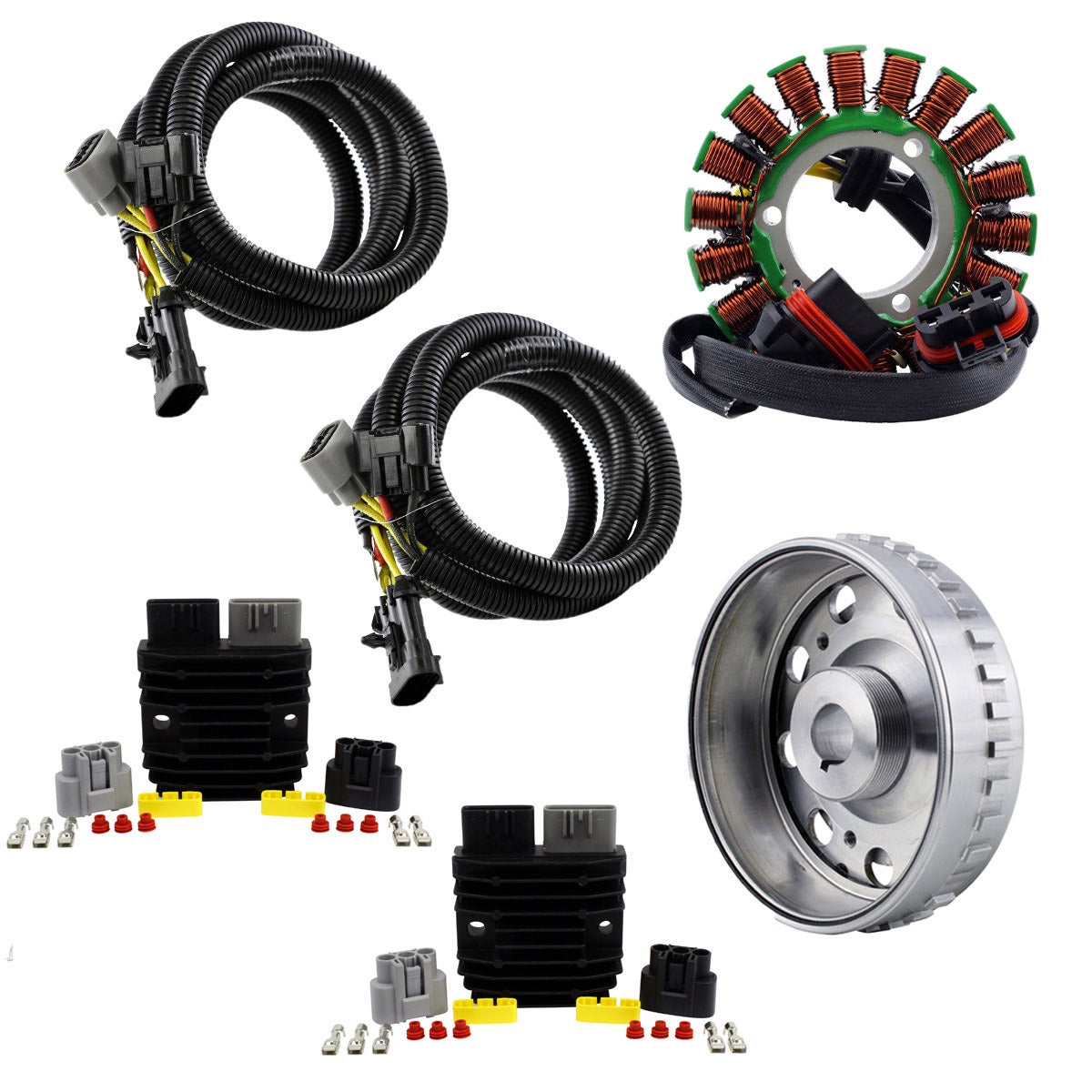 SPLYT Supercharged Technology Stator + Regulator + High Output Flywheel for Polaris Ranger | RZR | Sportsman 2013-2023