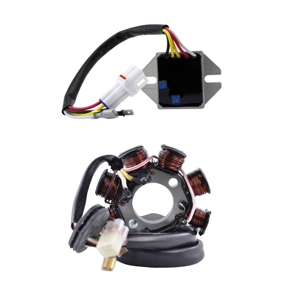 100W DC Converted Stator + Voltage Regulator for KTM 200 / 250 / 300 XC / XCW | Husqvarna TE 250 / 310 2008-2016