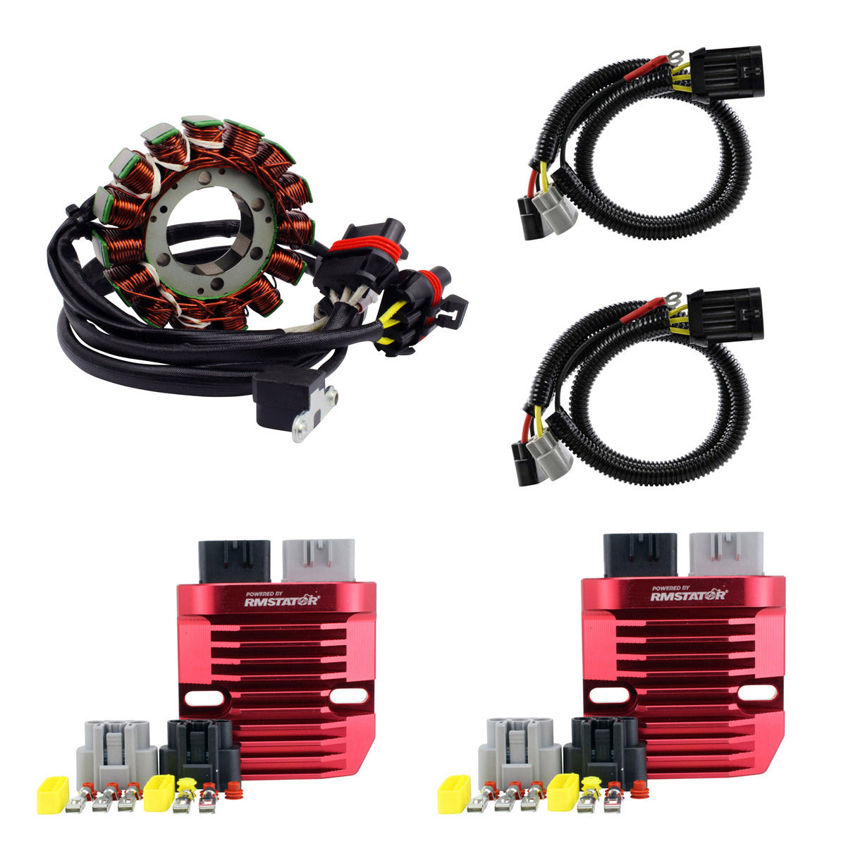 SPLYT Dual Stator + SERIES Voltage Regulator for Yamaha YXC / YXM 700 Viking | YXR 700 Rhino 2008-2025 | 5B4-81410-00-00
