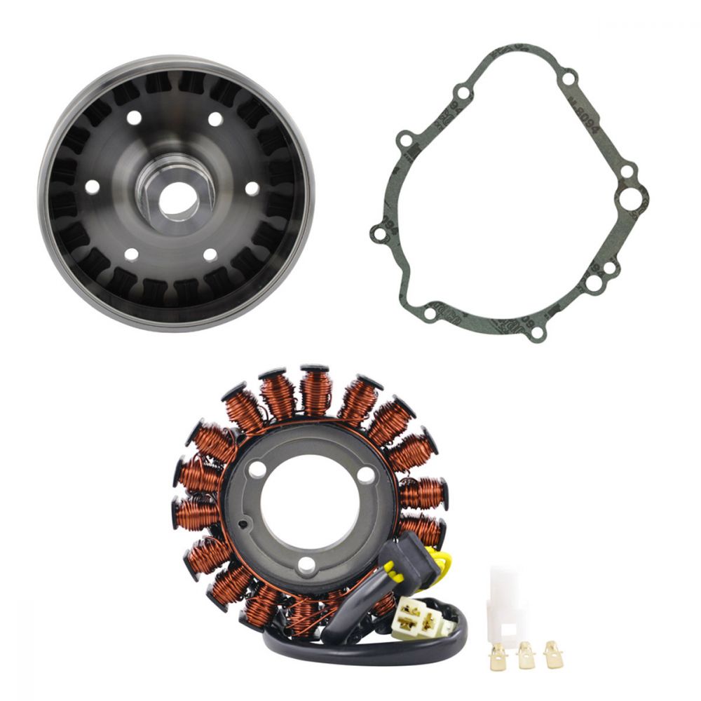 Kit Stator + Flywheel + Gasket for Suzuki GSXR 600 / 750 2006-2024 | # 31401-01H00 31402-01H20 11483-01H00