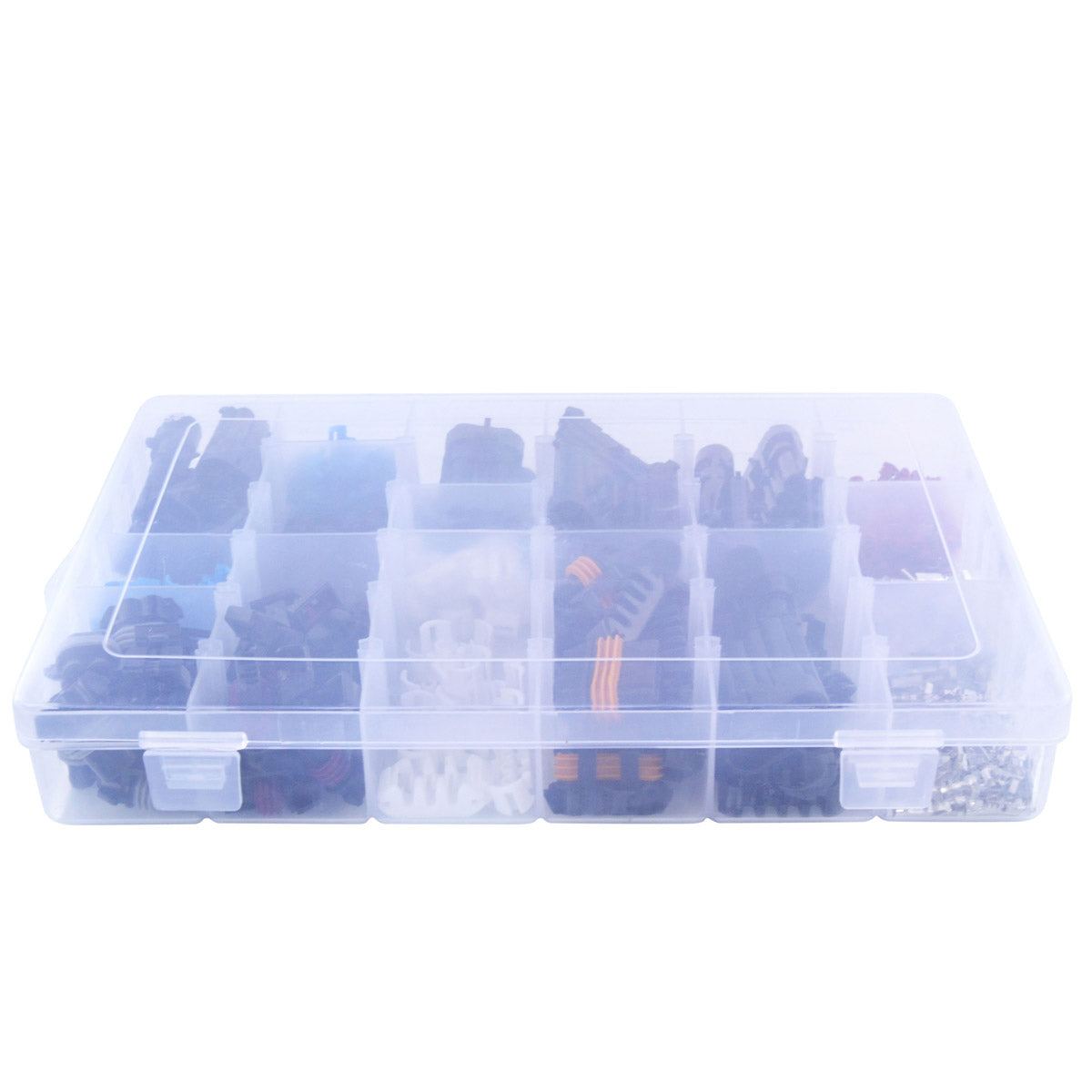 168 pcs Delphi Weather Pack Starter Kit Replacement for 2-Way / 3-Way / 5-Way / 6-Way Connector WeatherPack Aptiv