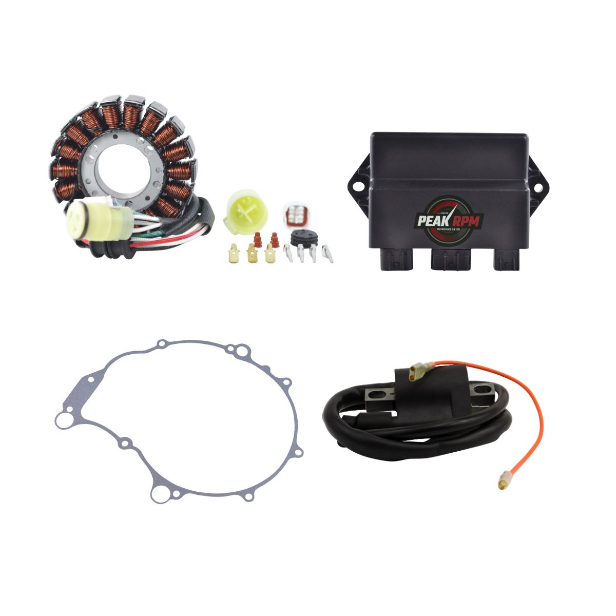 HO Stator + PeakRPM CDI Box + Ignition Coil + Gasket for Yamaha YFM 660 Raptor 2001
