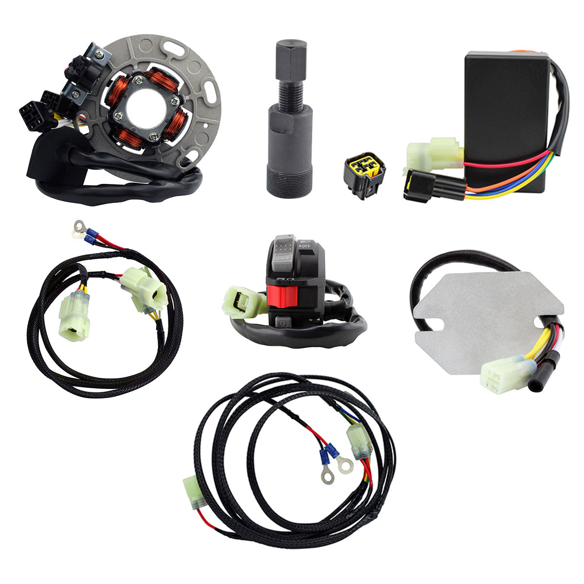 150W AC to DC Conversion Kit for Yamaha YZ 250 1999-2027 | YZ 250 X 2016-2027 | OEM# 5CU-85560-20-00 / 1P8-85540-00-00