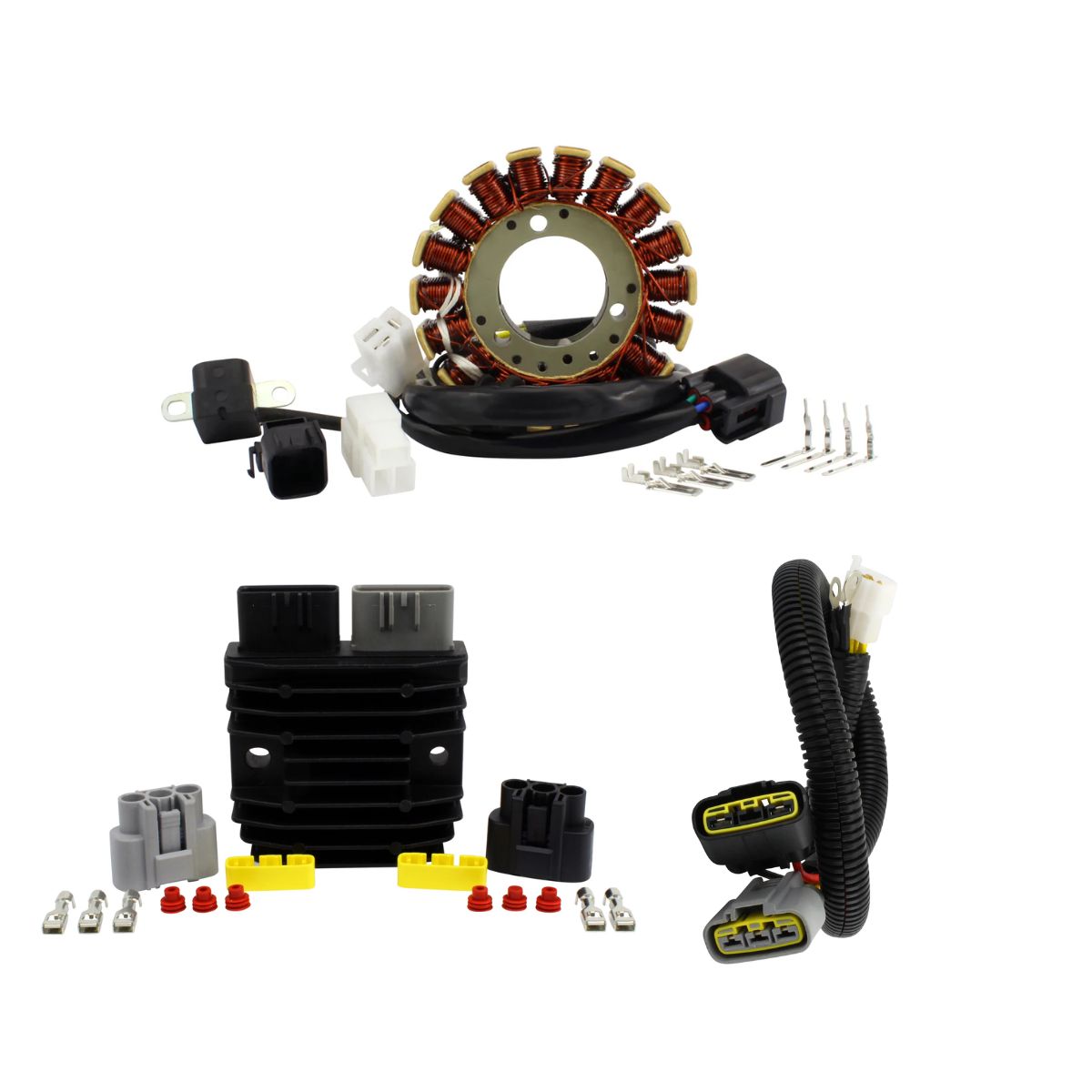 Reliability Upgrade Kit 200W Stator + Series Regulator for Suzuki DRZ 400 | Kawasaki KLX 400 2000-2024 | # 32101-29F00