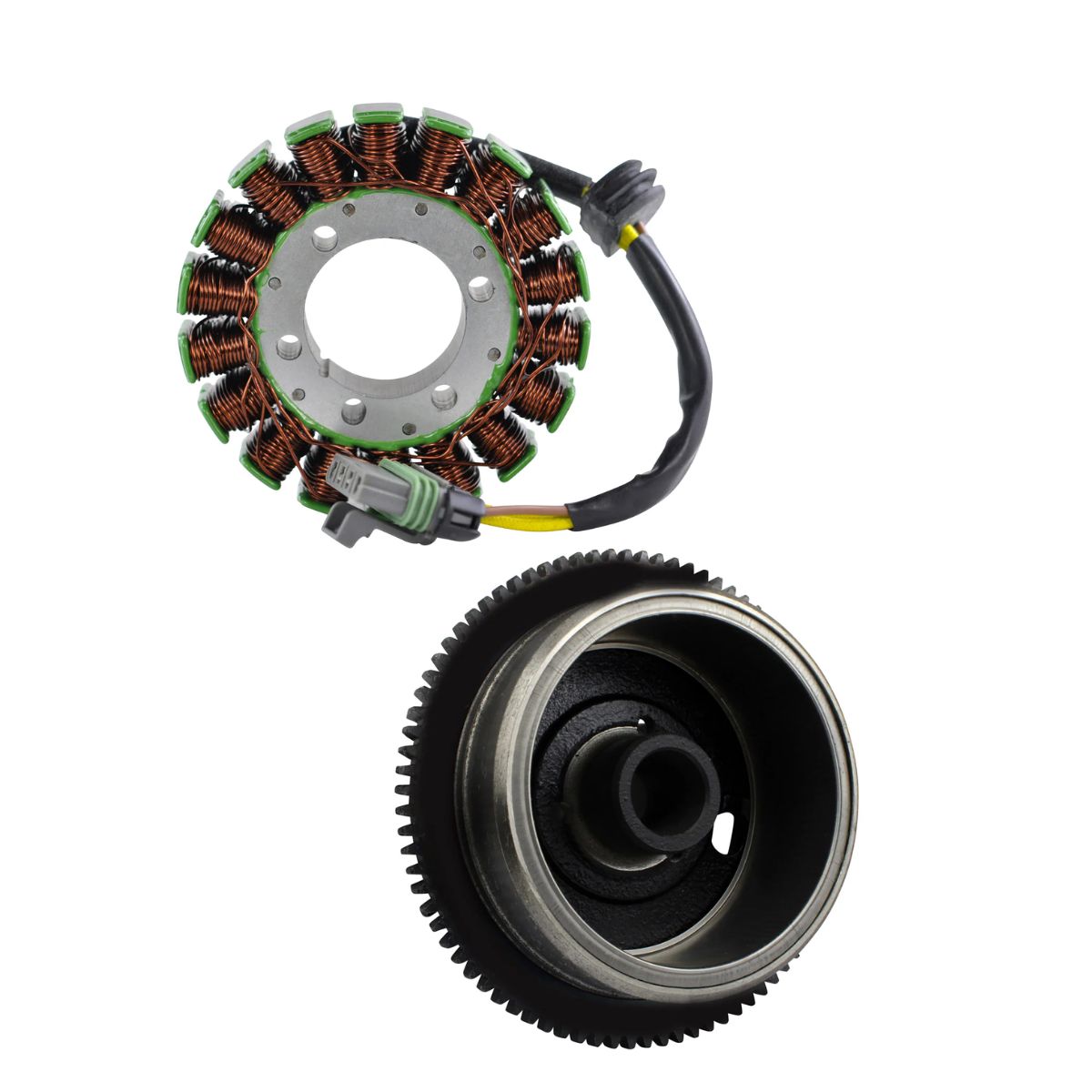 Kit Stator + Improved Magneto Flywheel for Polaris Ranger 800 | RZR 4 800 | Sportsman 800 EFI 2012-2017 4013968 4011982