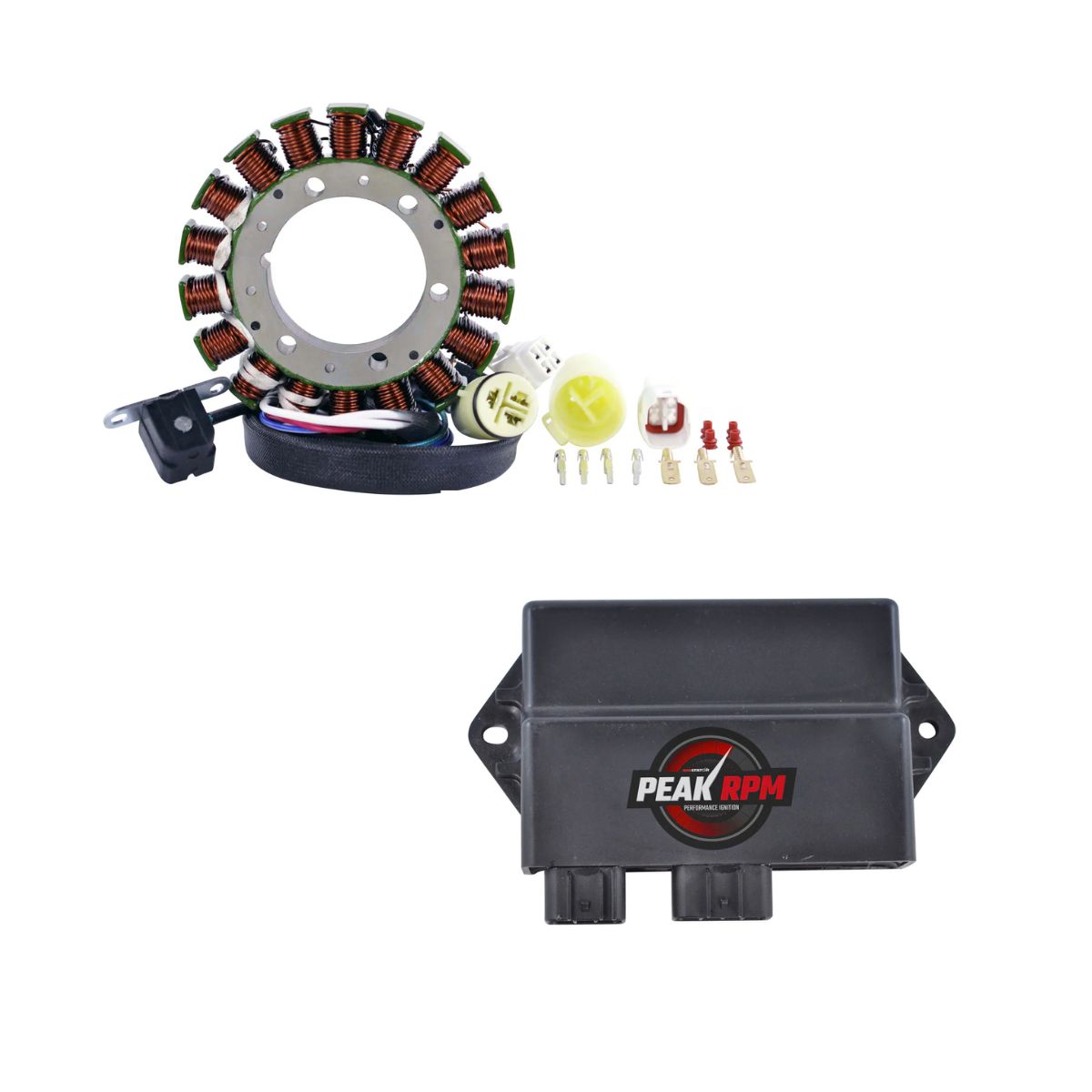 Kit Stator + Tested PeakRPM CDI Box for Yamaha YFM 400 Kodiak 2000 2001 | # 5GH-85540-10-00 5GH-81410-00-00