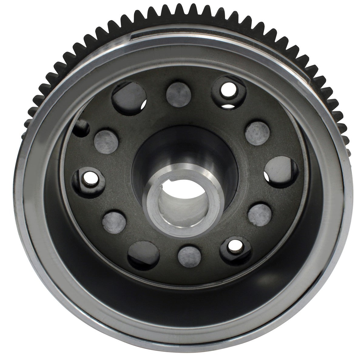 Volant moteur robuste + couronne dentée + joint pour Yamaha YFM 600 Grizzly 1998-2001 | 4WV-15451-00-00 5GT-85550-00-00