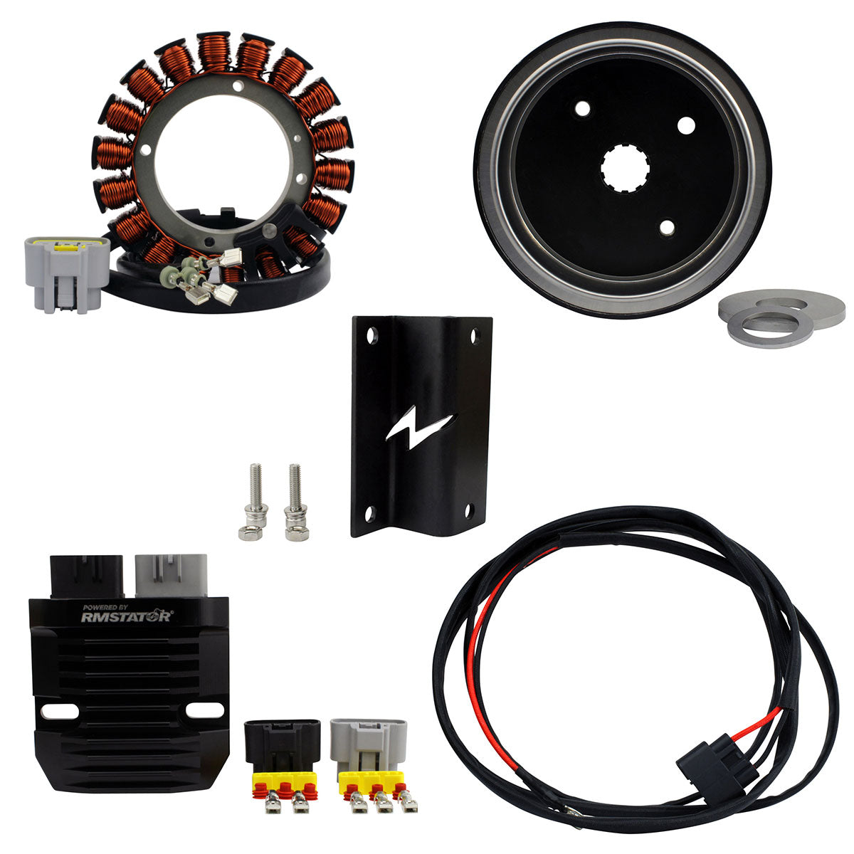 Conversion triphasé pour Harley Davidson Evolution Dyna Super / Wide Glide | Heritage / Softail 1985-1999 | 29965-81A
