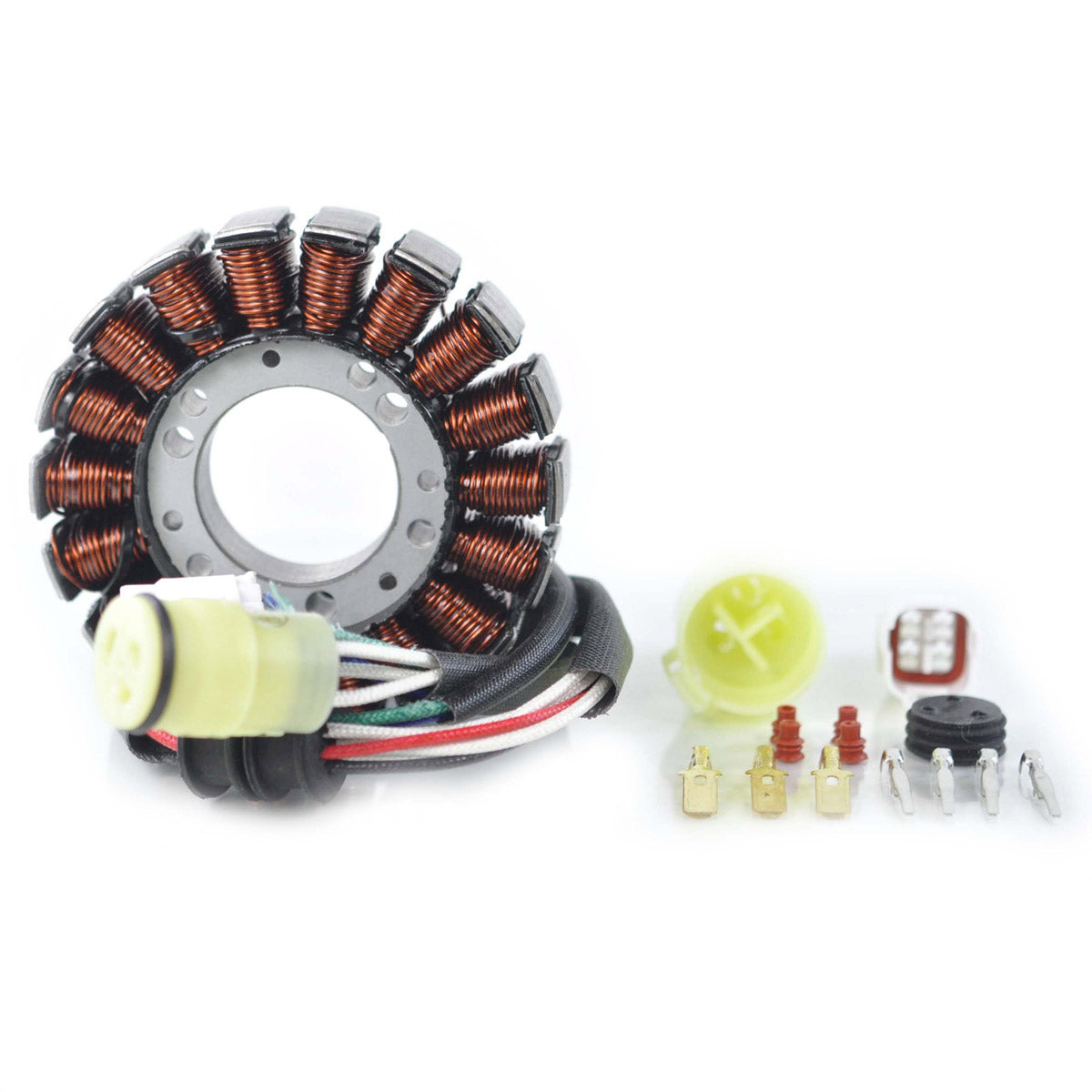 Volant d'inertie amélioré + stator haute puissance + joint pour  Yamaha YFM 660 R Raptor 2001-2005 | 5LP-15590-00-00 5LP-81410-00-00