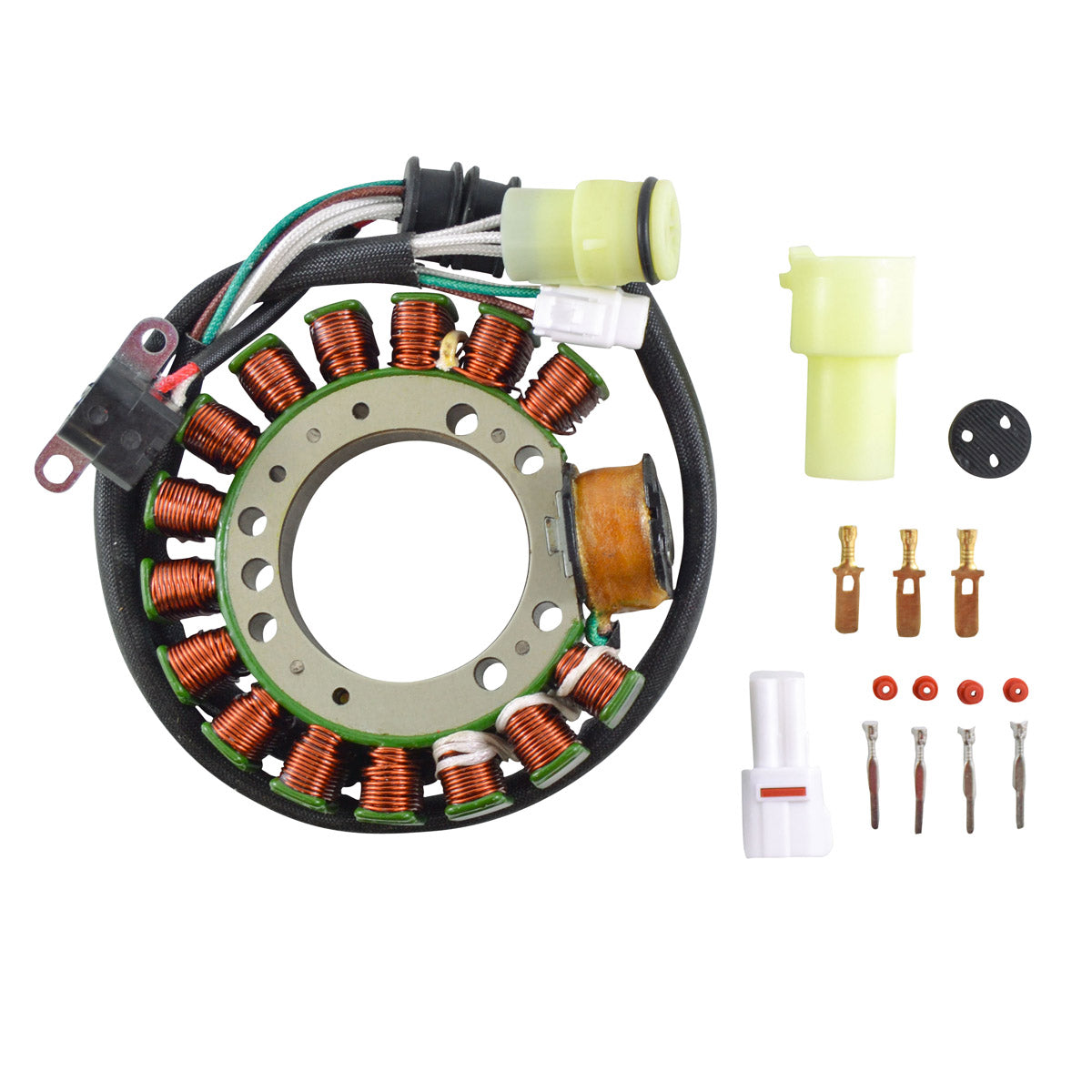 Ensemble Volant moteur + Stator + Joint d'étanchéité for Yamaha YFM 600 Grizzly 1999 2000 2001 | # 5GT-85550-00-00 5GT-85510-00-00 4WV-15451-00-00