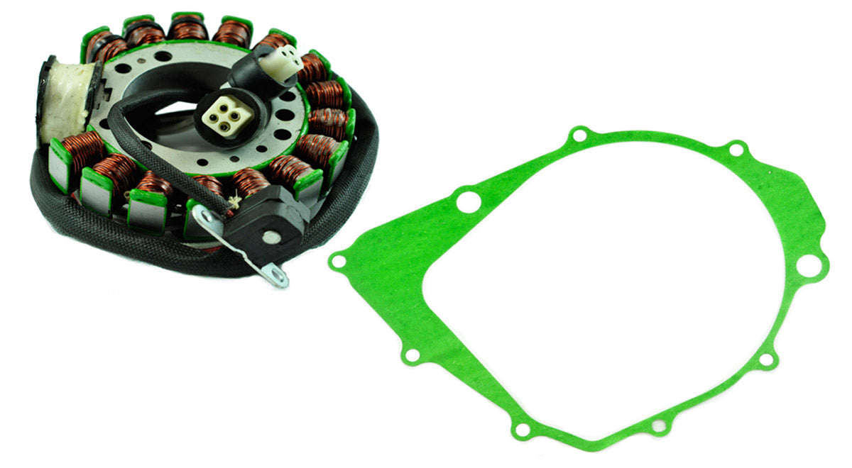 Stator + Crankcase Cover Gasket for Yamaha YFM 350 Big Bear YFM 350 Moto-4 YFM 350 Warrior 1988-1995