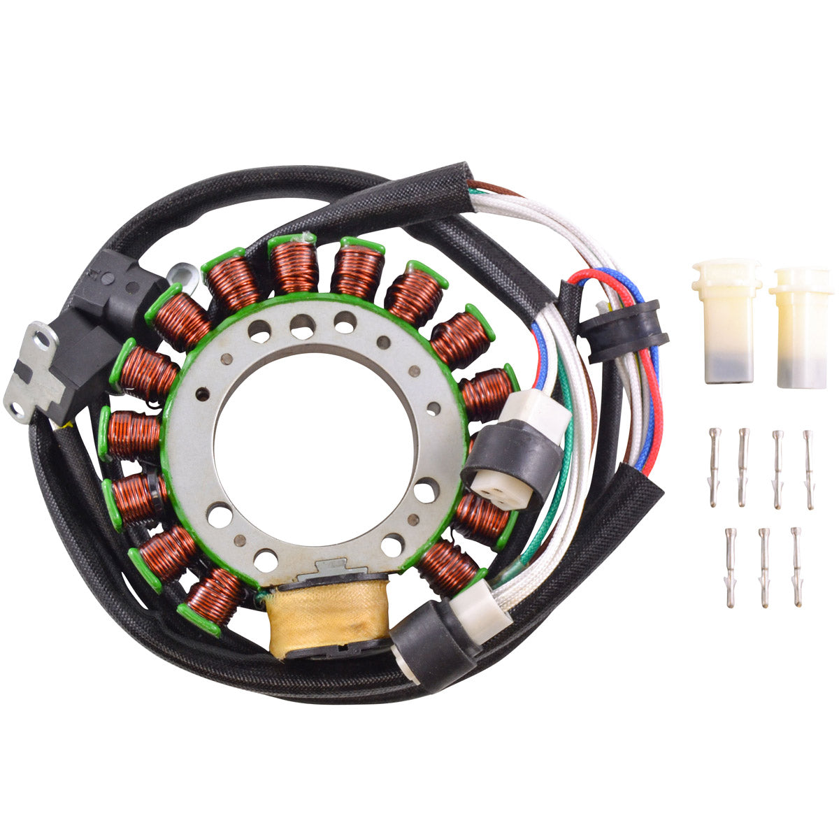 Stator + Stator Crankcase Cover Gasket for Yamaha YFM 350 Moto 4 YFP 350 Terrapro 1987-1989
