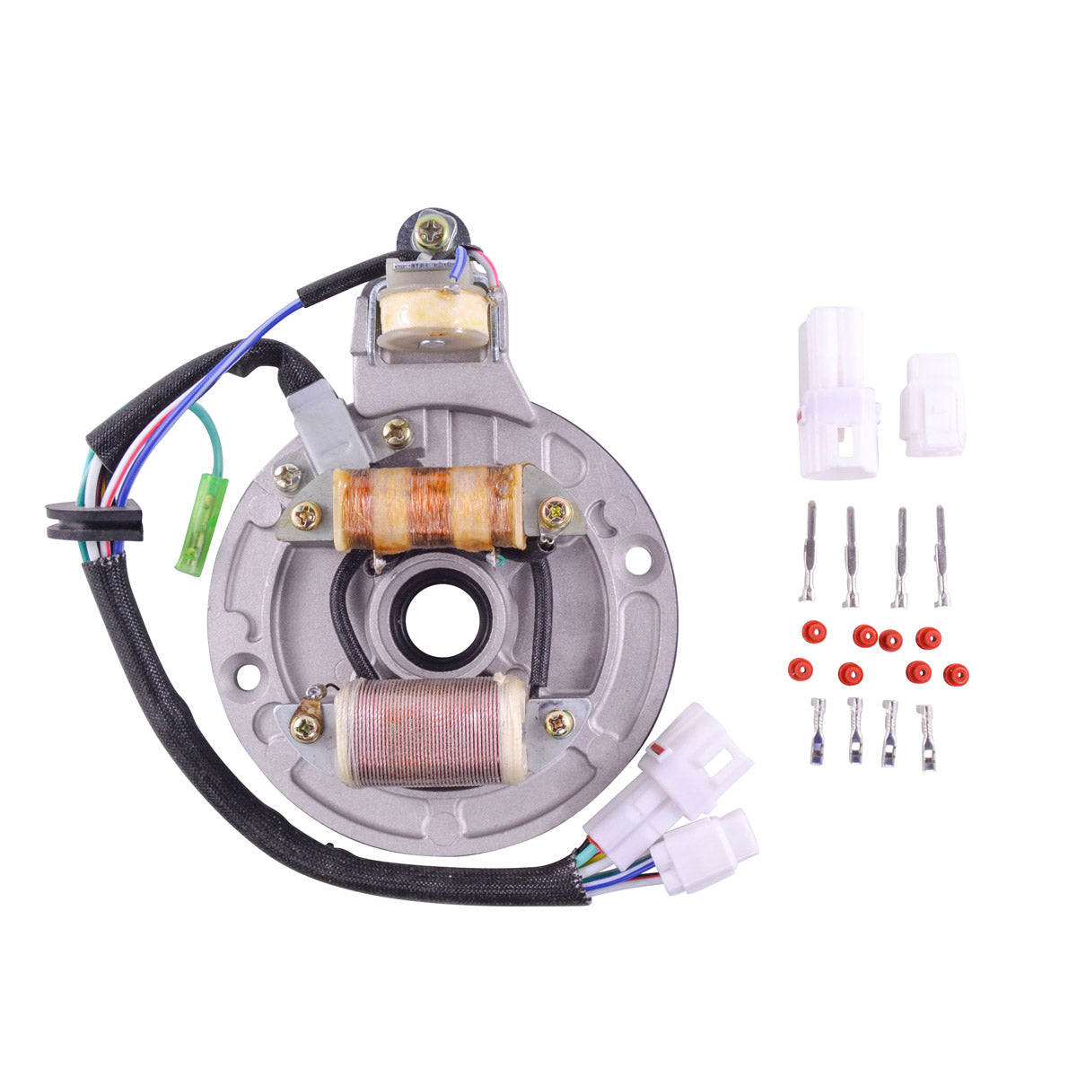 Stator for Yamaha YFM 50 Raptor YFM 80 Badger Grizzly Raptor 1995-2008 OEM# 4EM-85560-10-00 4EM-85560-12-00