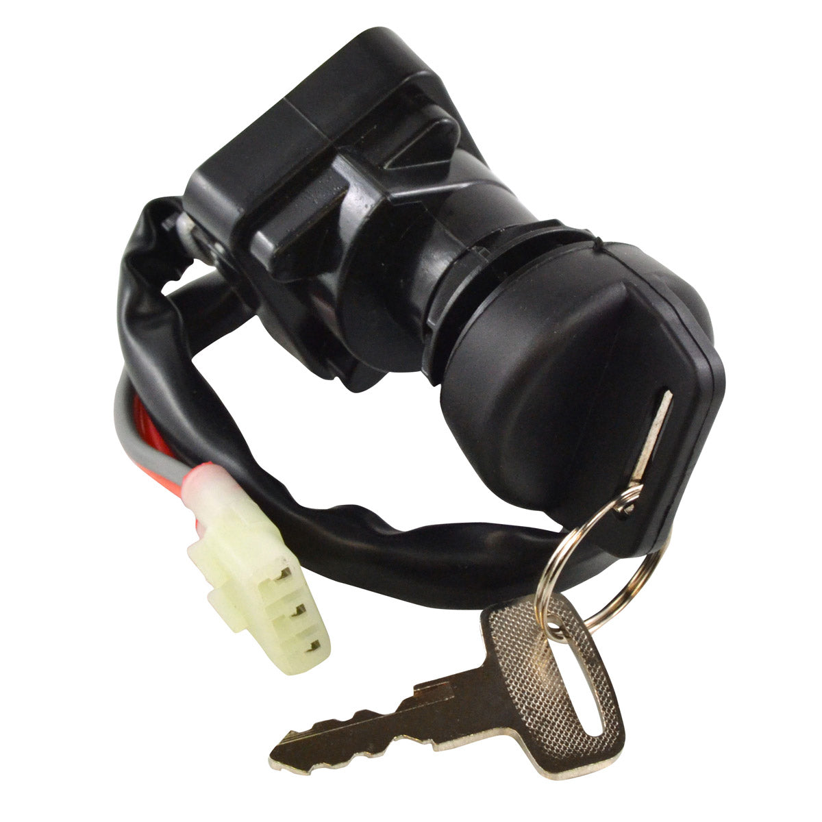 3 Pos. Ignition Key Switch for Suzuki Quadsport Ozark Quadrunner | Arctic Cat 250-500 cc XC Alterra | Kawasaki 1998-2017