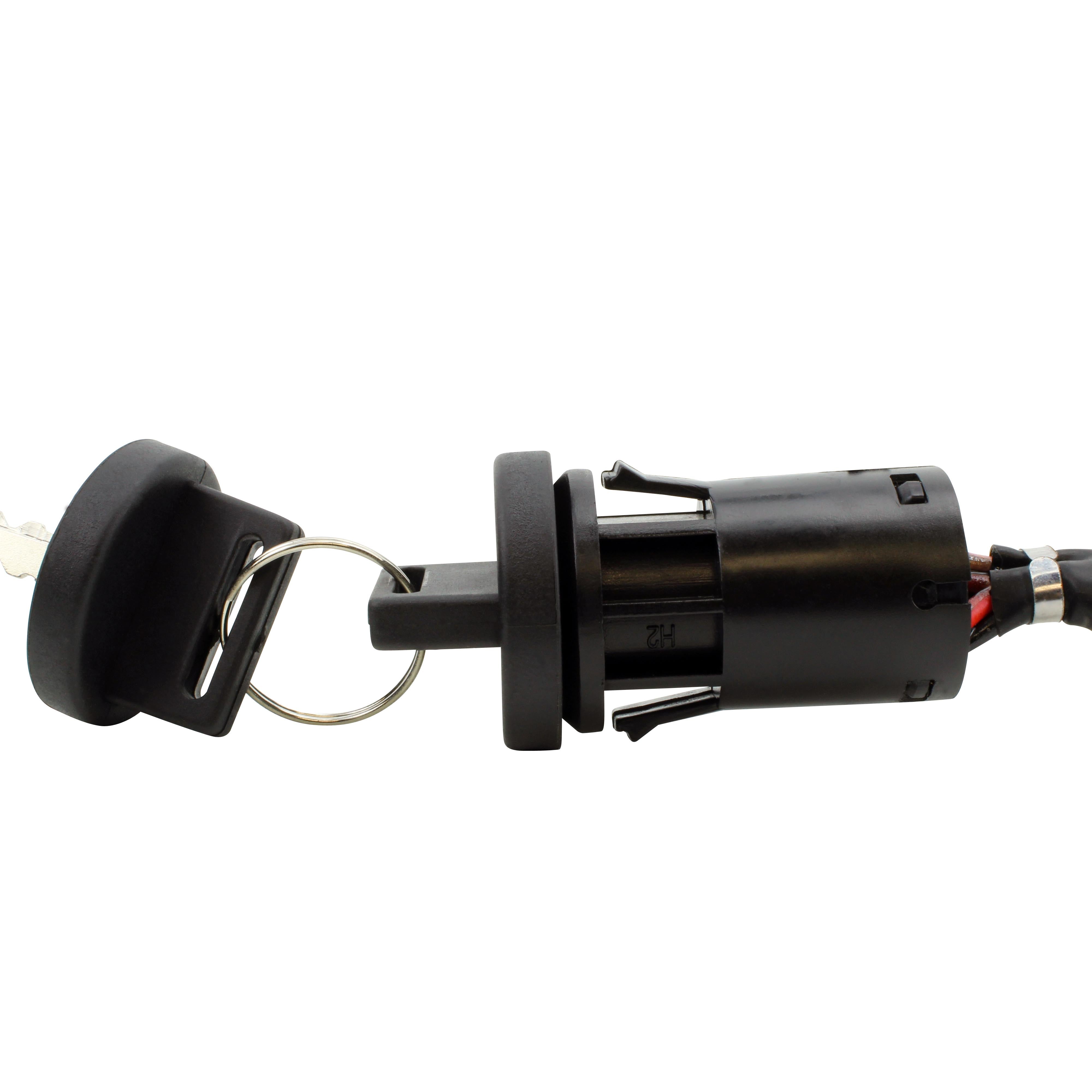 2-Pos. Ignition Key Switch for Honda TRX 350 400 420 Rancher TRX 450 500 Fourtrax Foreman TRX 500 Rubicon 1998-2024