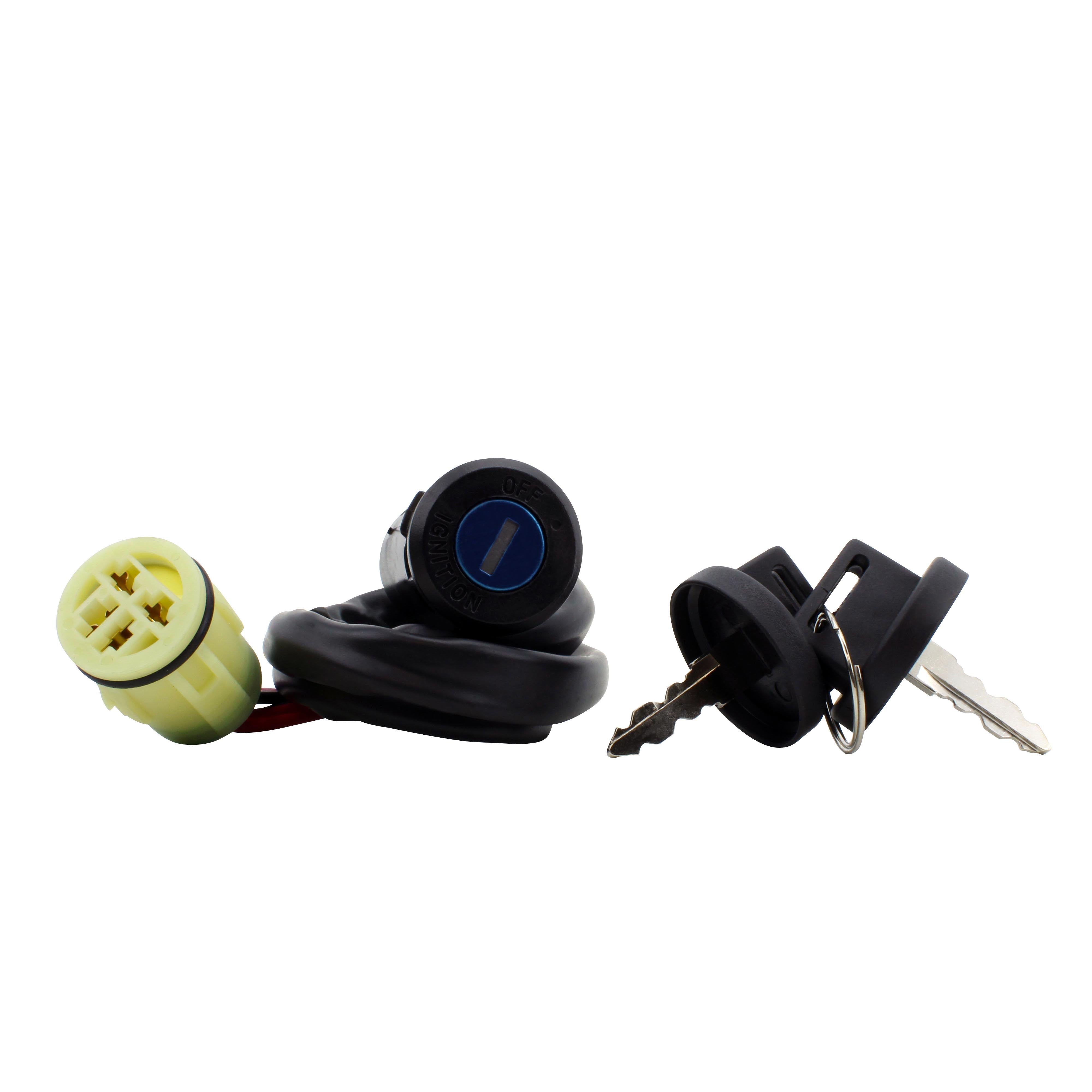 2-Pos. Ignition Key Switch for Honda TRX 350 400 420 Rancher TRX 450 500 Fourtrax Foreman TRX 500 Rubicon 1998-2024