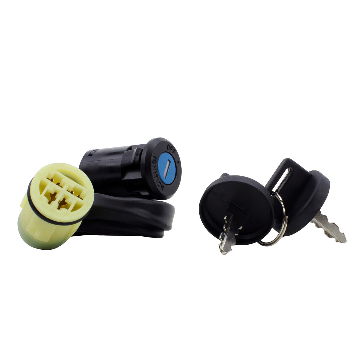 2-Pos. Ignition Key Switch for Honda TRX 350 400 420 Rancher TRX 450 500 Fourtrax Foreman TRX 500 Rubicon 1998-2024