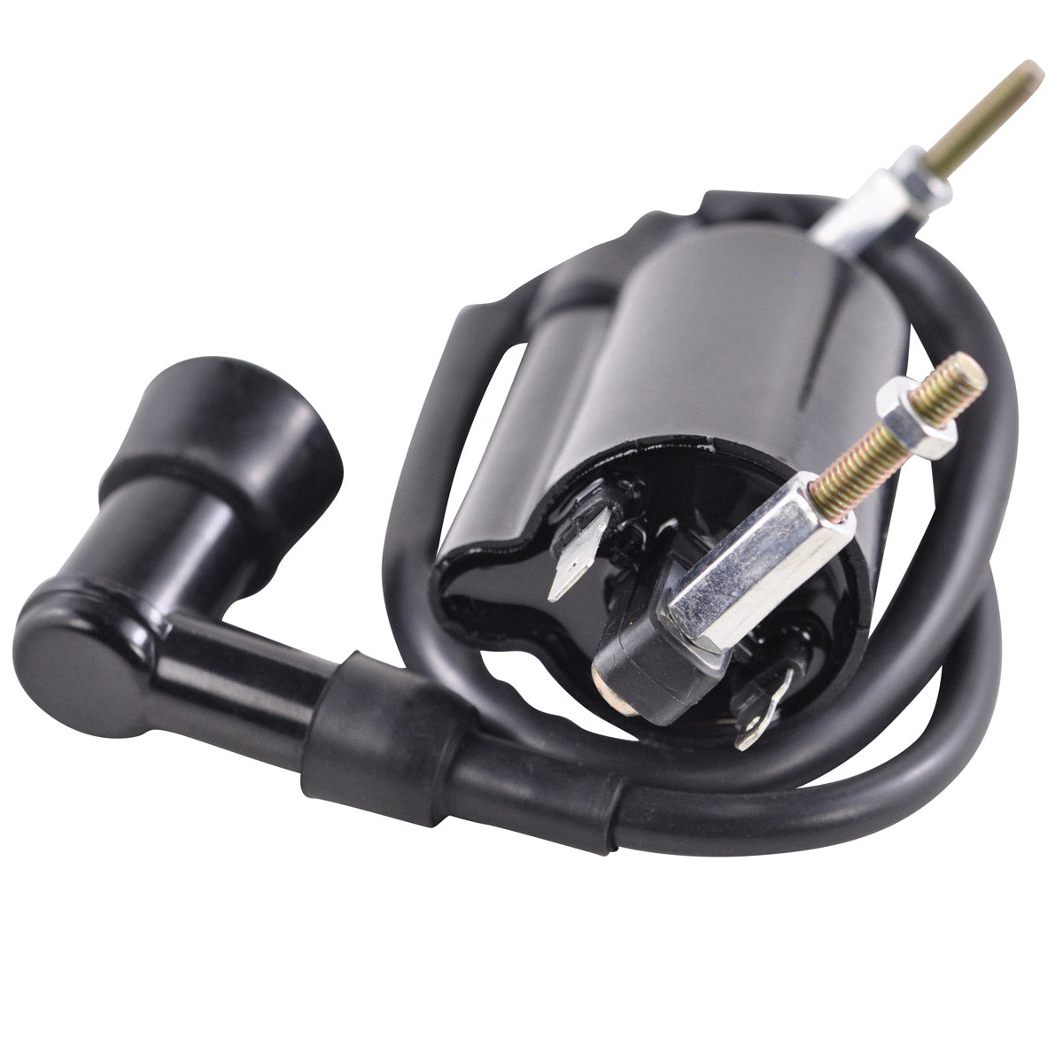 External Ignition Coil with Spark Plug Cap for Kawasaki KLF 300 Bayou B C 1988-2004