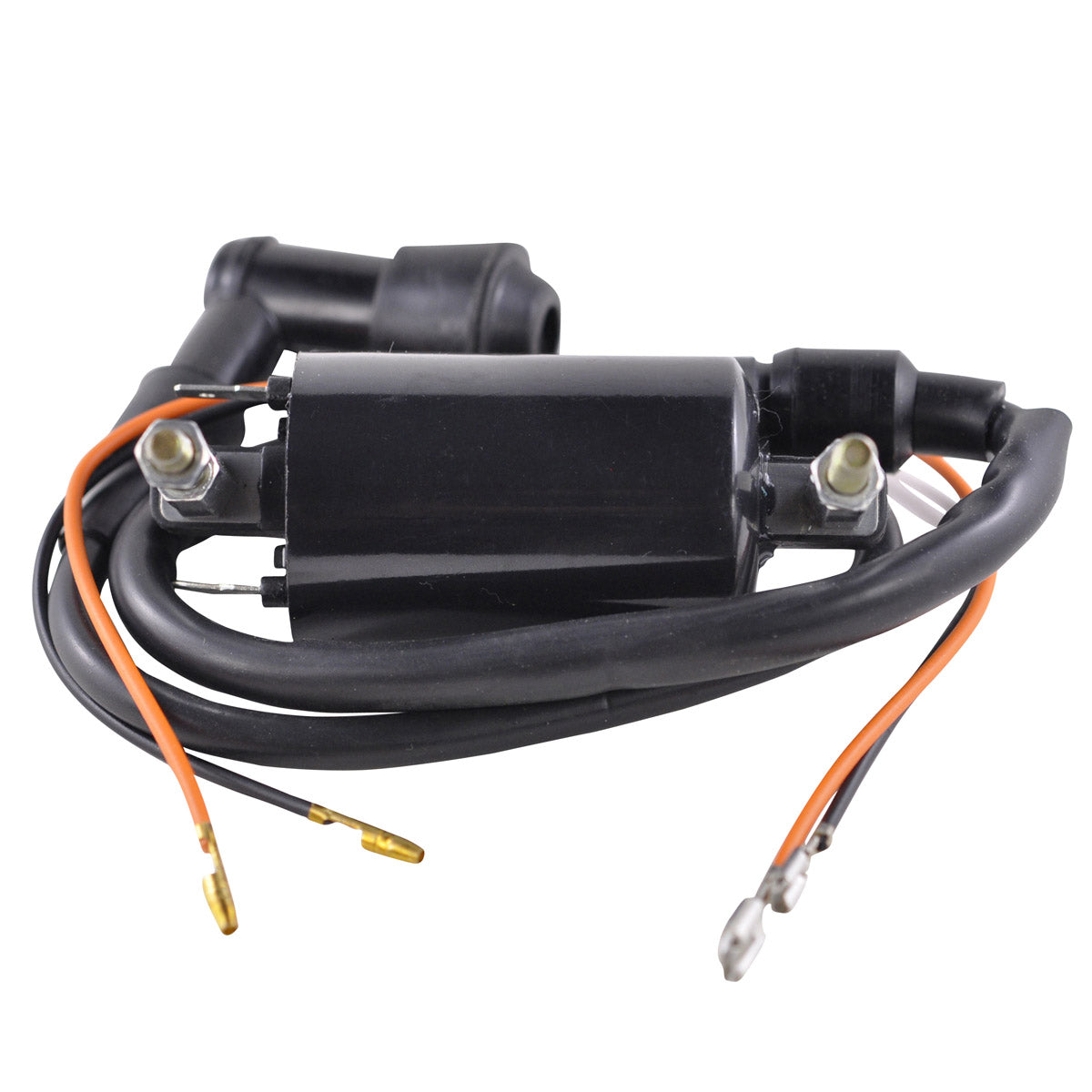 External Ignition Coil with Spark Plug Cap for Kawasaki KLF 300 Bayou B C 1988-2004