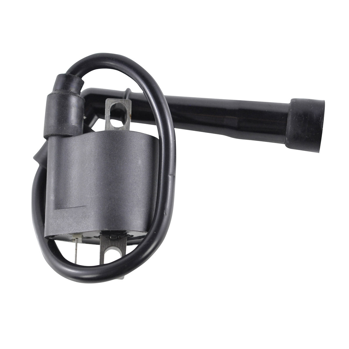 External Ignition Coil with Cap for Kawasaki KFX KLX KSF 400 / Suzuki KingQuad Quadrunner Quadracer Quadsport 1983-2014