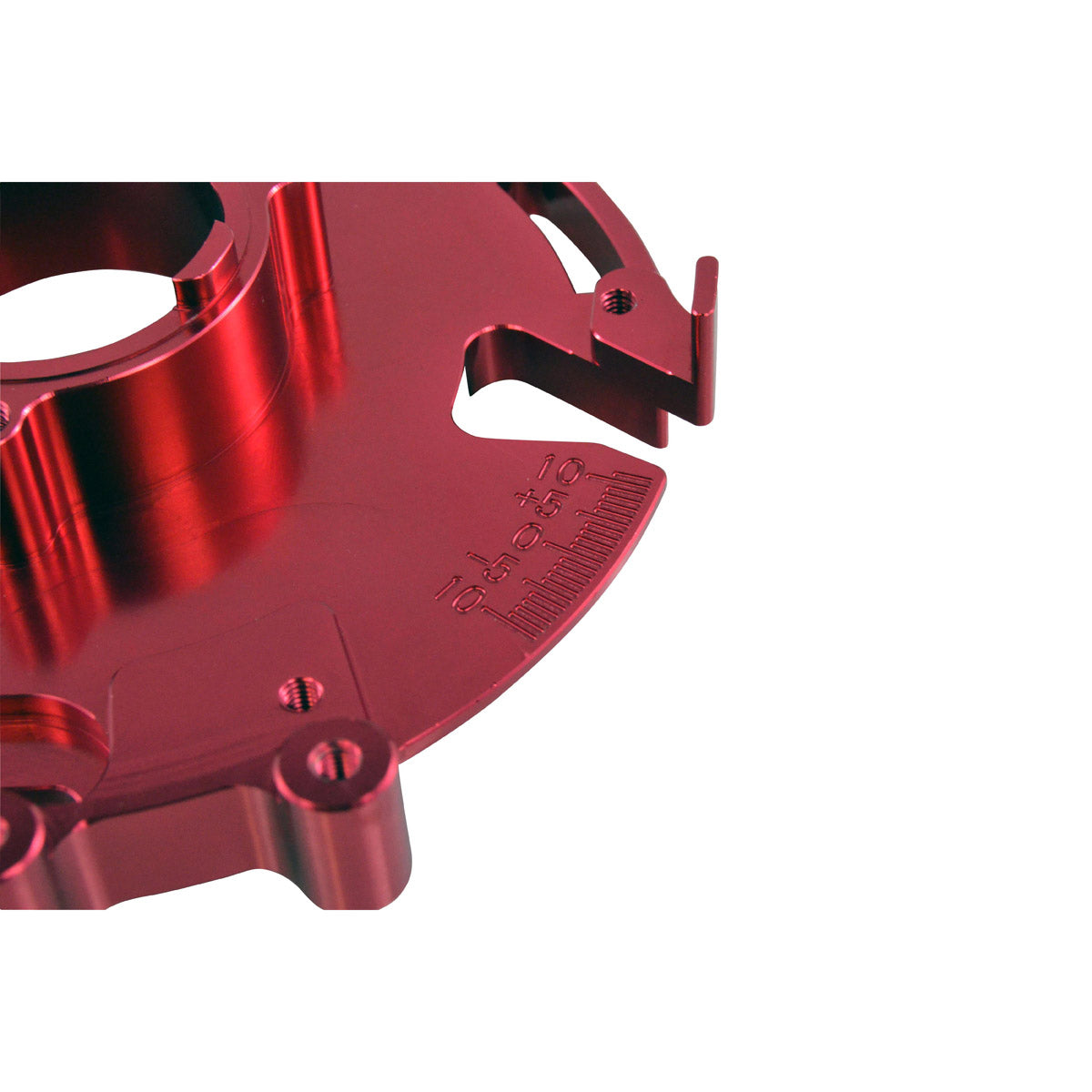 Performance Machined Aluminum Adjustable Stator Timing Back Plate for Yamaha YFZ350 Banshee 1987-2006 Blazing Red