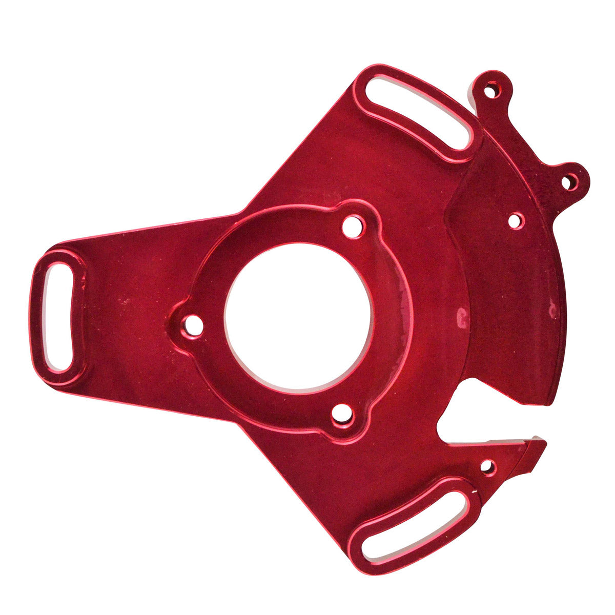 Performance Machined Aluminum Adjustable Stator Timing Back Plate for Yamaha YFZ350 Banshee 1987-2006 Blazing Red