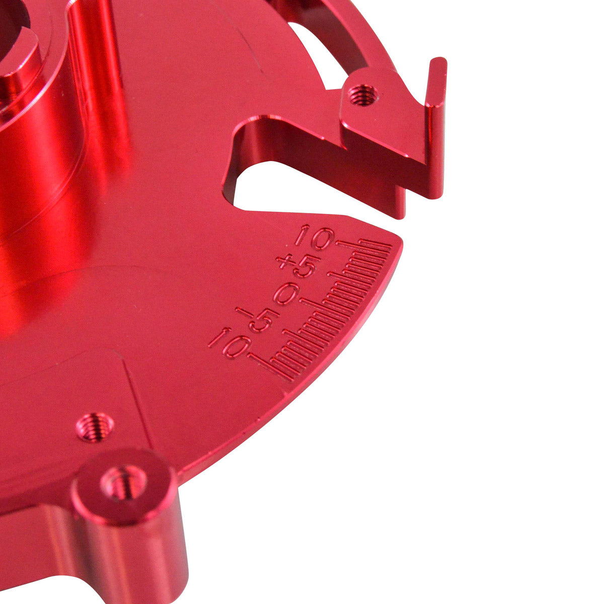 Performance Machined Aluminum Adjustable Stator Timing Back Plate for Yamaha YFZ350 Banshee 1987-2006 Blazing Red