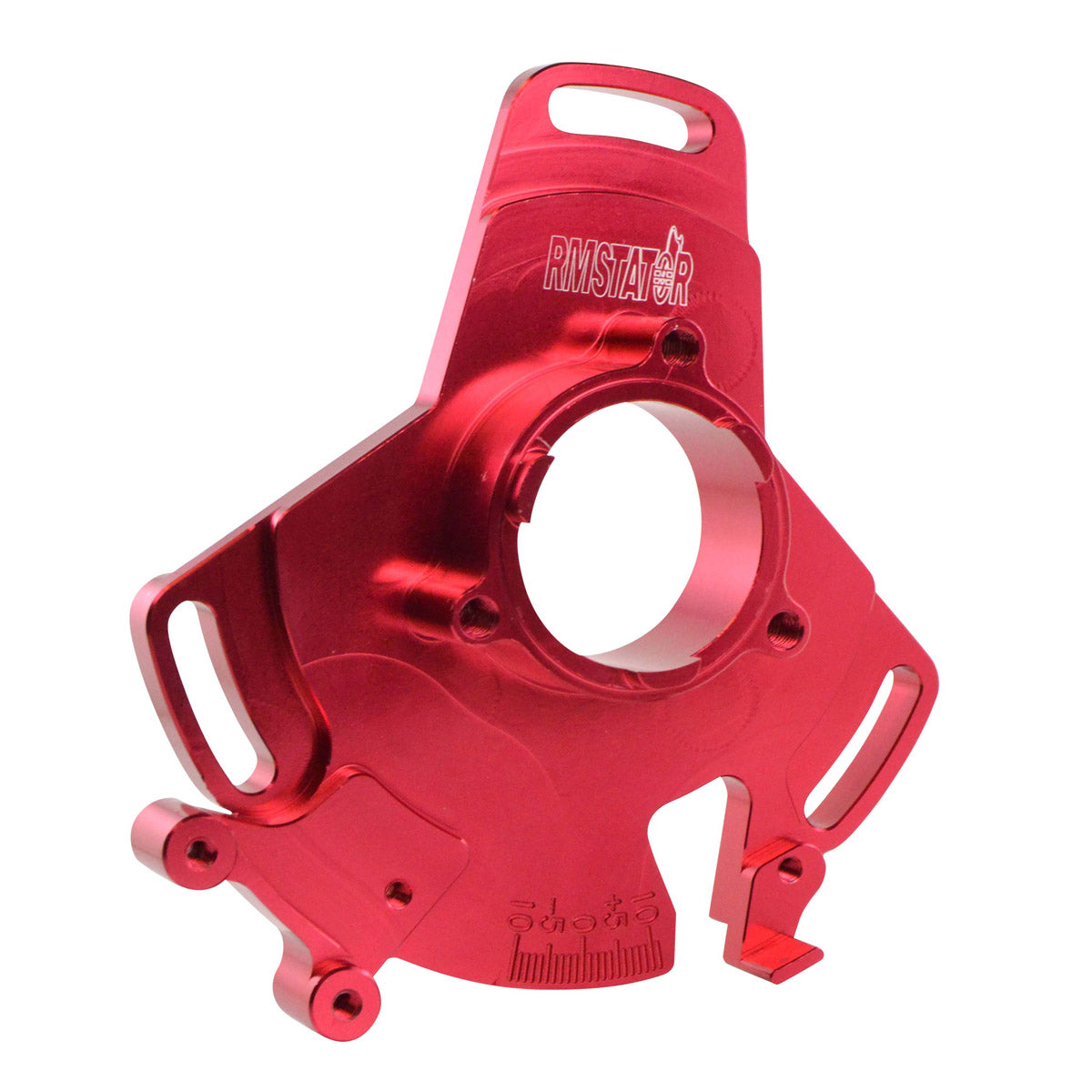 Performance Machined Aluminum Adjustable Stator Timing Back Plate for Yamaha YFZ350 Banshee 1987-2006 Blazing Red
