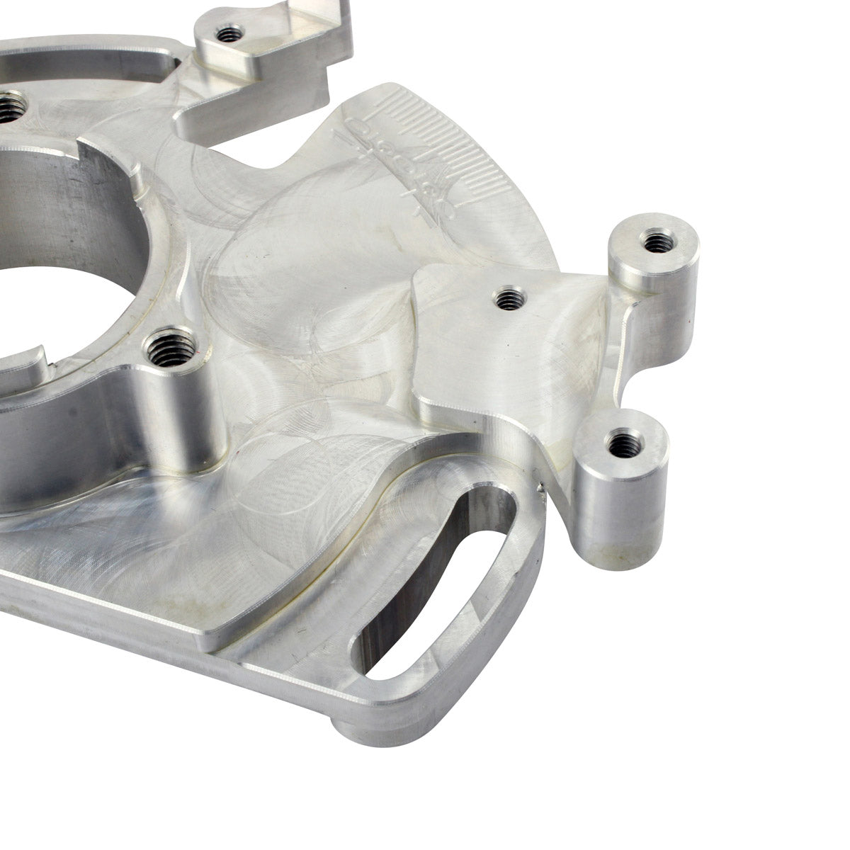 Performance Machined Aluminum Adjustable Stator Timing Back Plate for Yamaha YFZ350 Banshee 1987-2006 Sparkling Silver