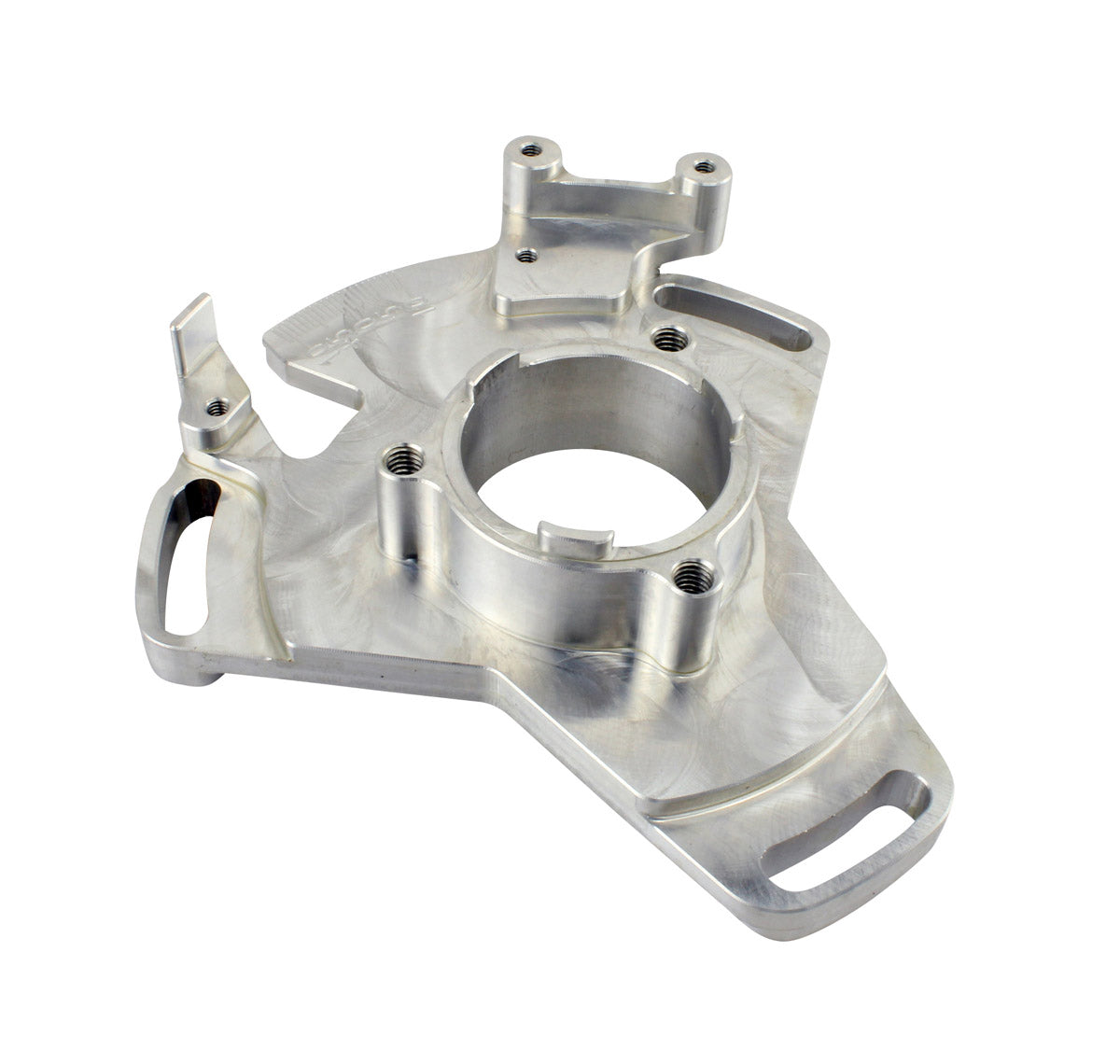 Performance Machined Aluminum Adjustable Stator Timing Back Plate for Yamaha YFZ350 Banshee 1987-2006 Sparkling Silver