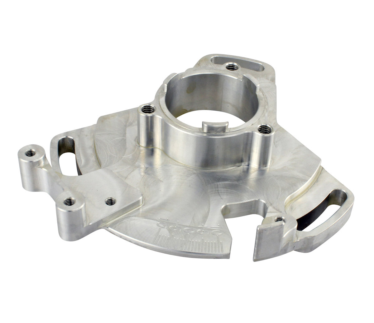 Performance Machined Aluminum Adjustable Stator Timing Back Plate for Yamaha YFZ350 Banshee 1987-2006 Sparkling Silver