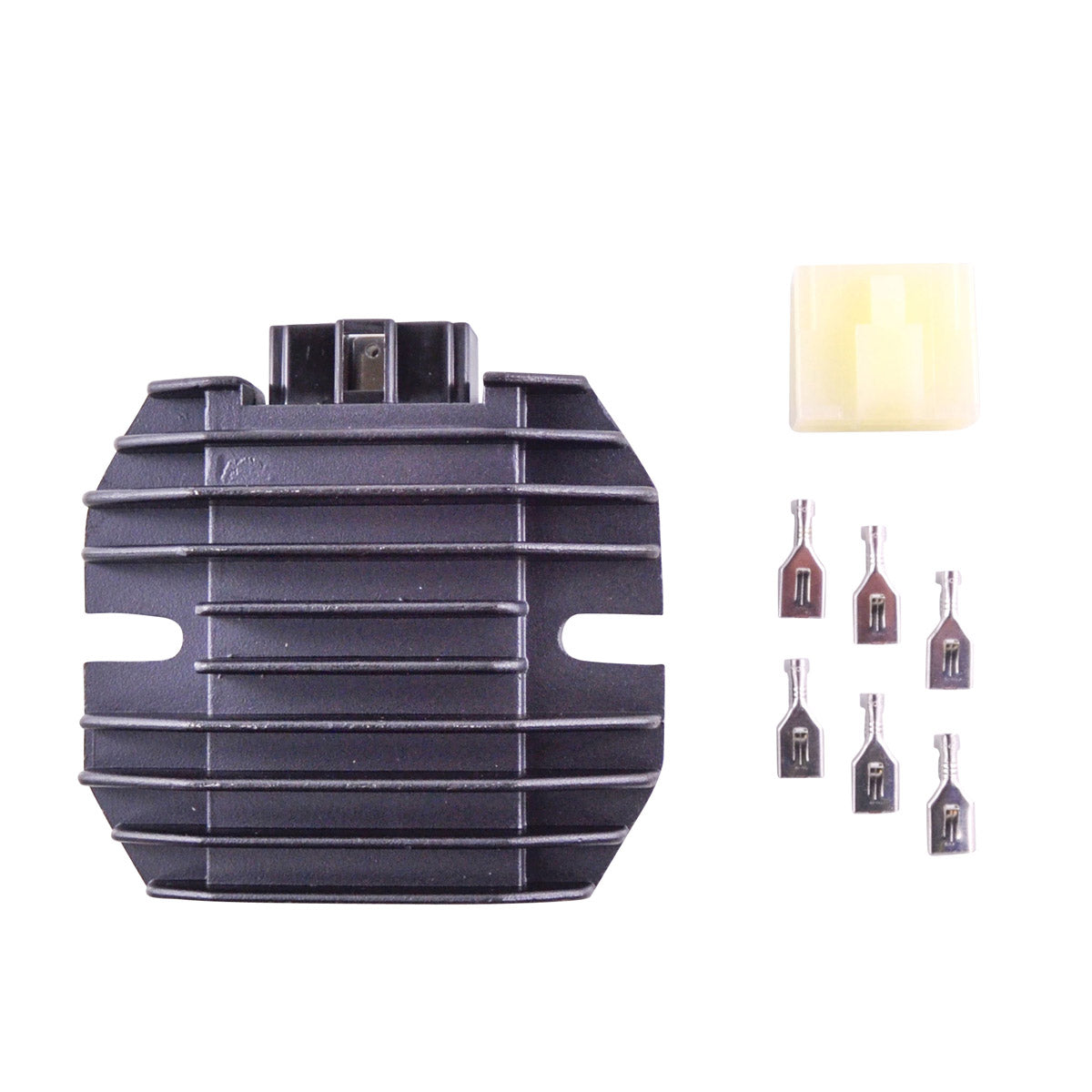 Kit Stator + Voltage Regulator Rectifier + PeakRPM CDI Box + External Ignition Coil for Kawasaki KLF 300 Bayou 1986-1987