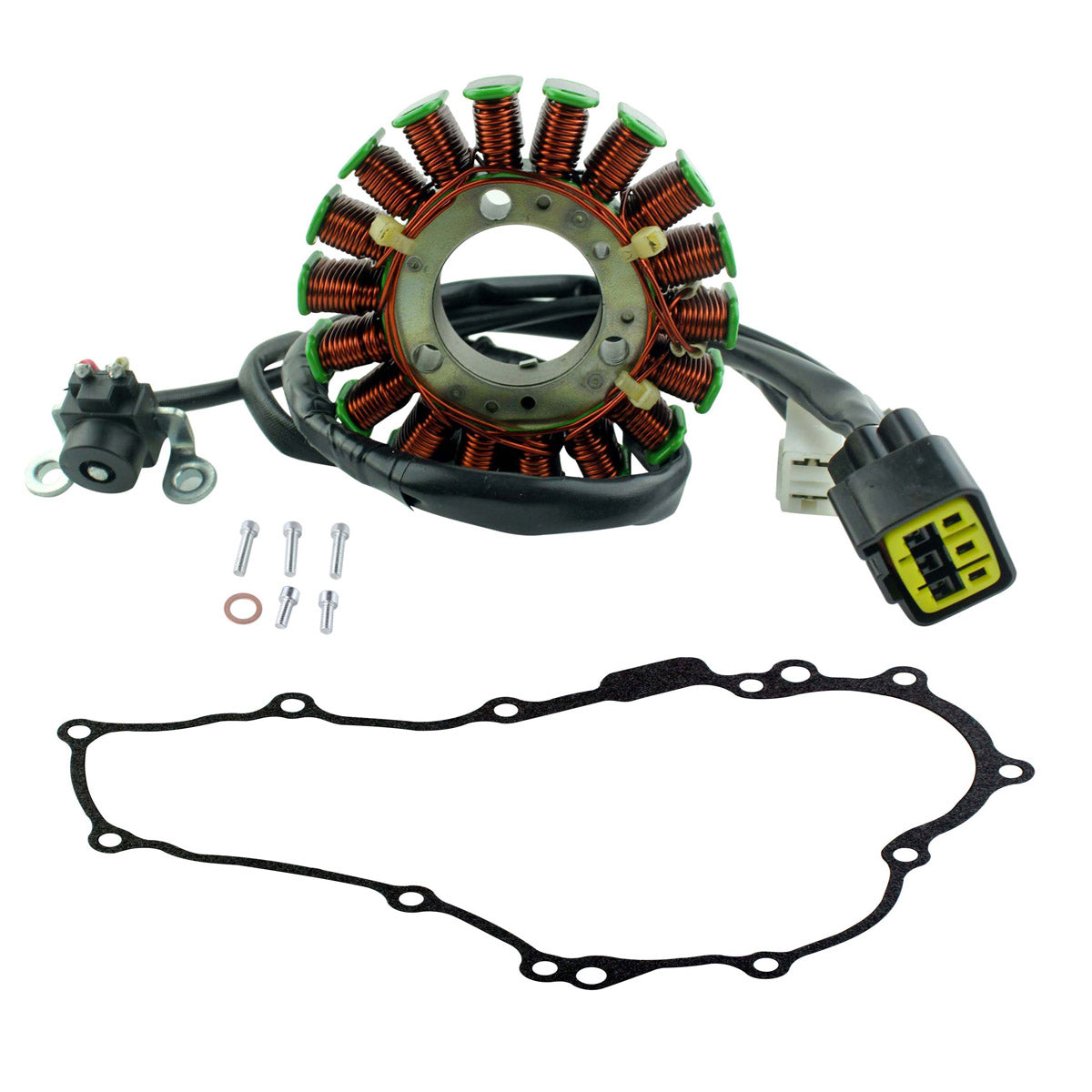 Generator Stator + Gasket for Yamaha WR 250 R 2008-2020 / WR250X 2008-2011 | 3D7-81410-00-00 / 3D7-81410-01-00
