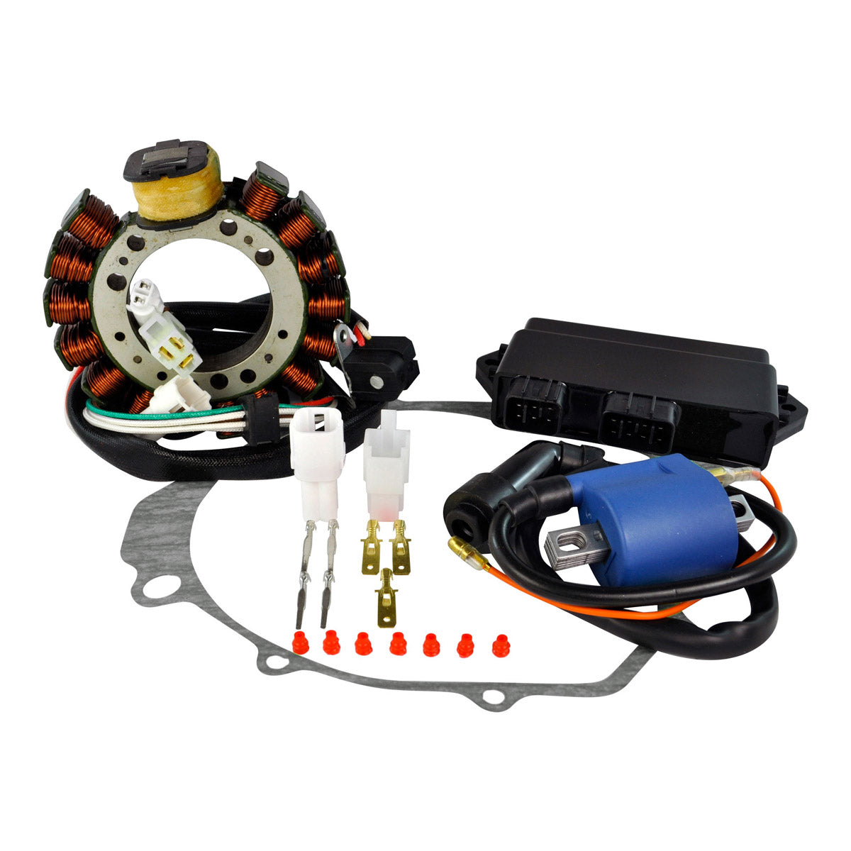 Stator + CDI Box + Ignition Coil + Gasket for Yamaha YFM 350 Warrior 1997-2001