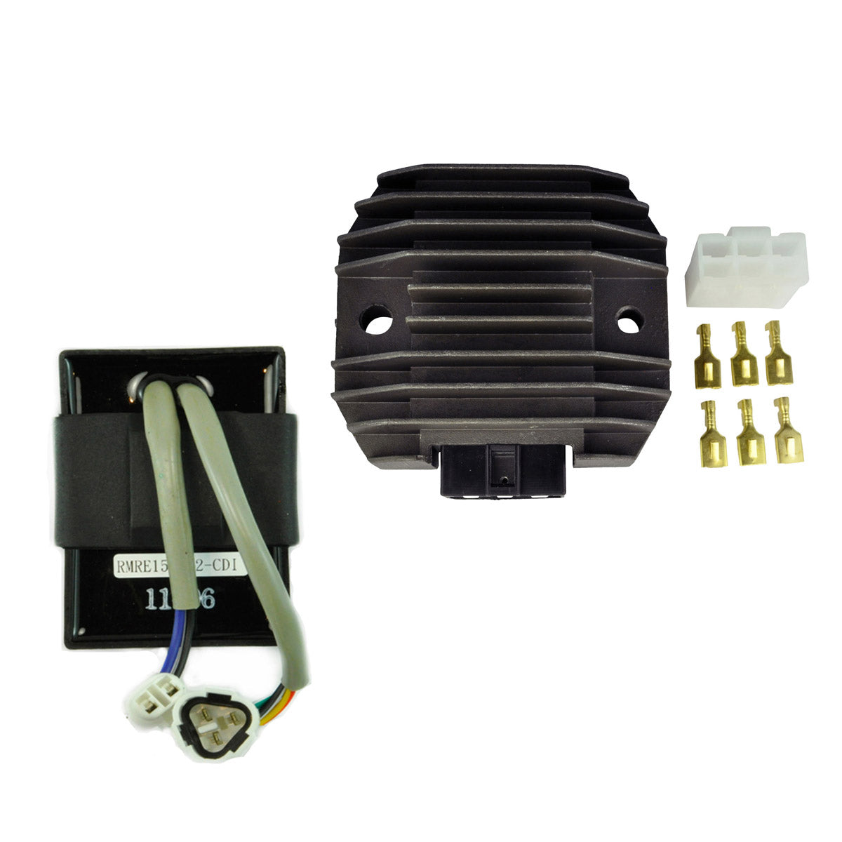 Over-Voltage Protected CDI Box &amp; Voltage Regulator Rectifier Upgrade for Kawasaki KLF 300 Bayou 1988-1991