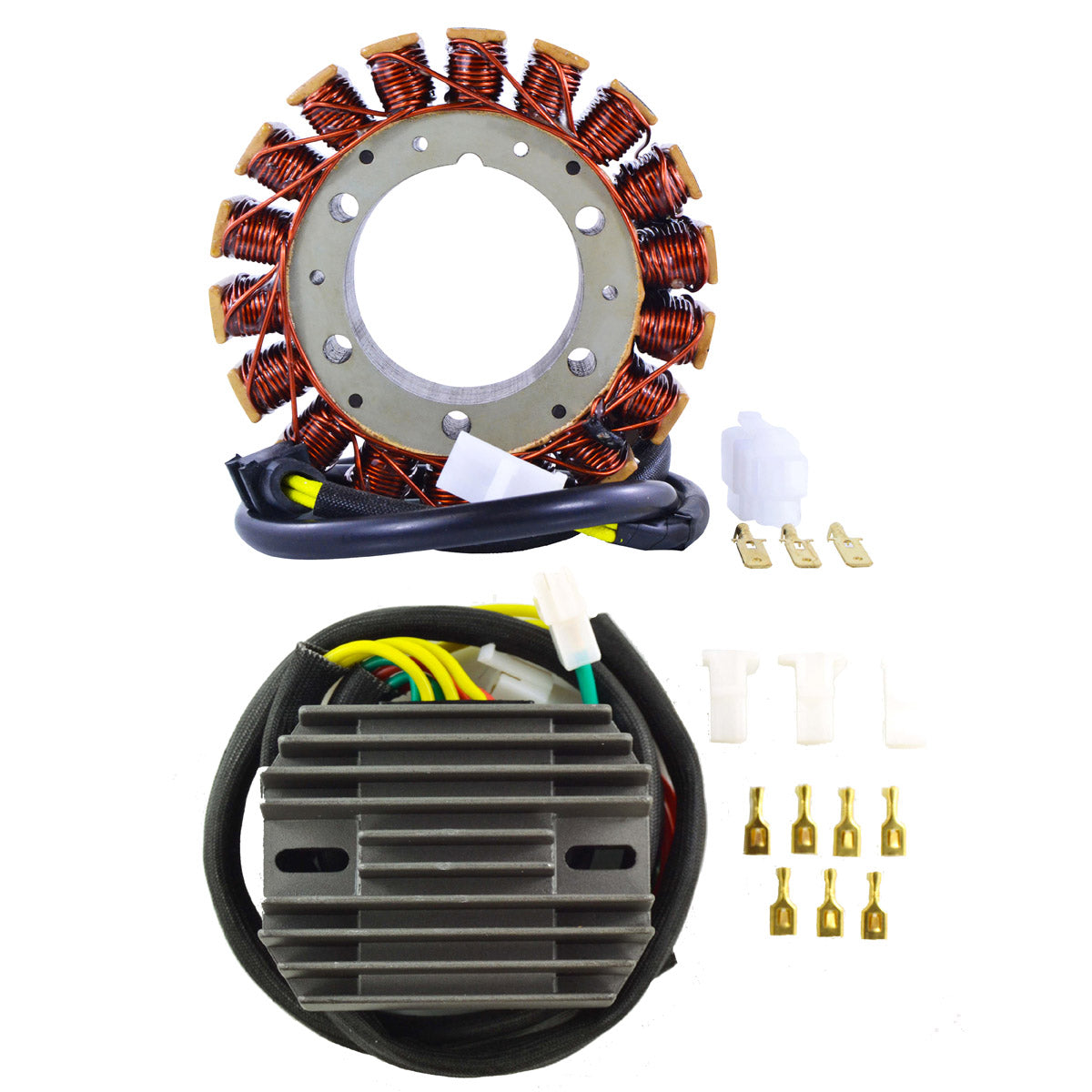 Kit Stator + Voltage Regulator Rectifier for Honda VT 1100 Shadow Spirit Aero ACE Sabre 1987-2007